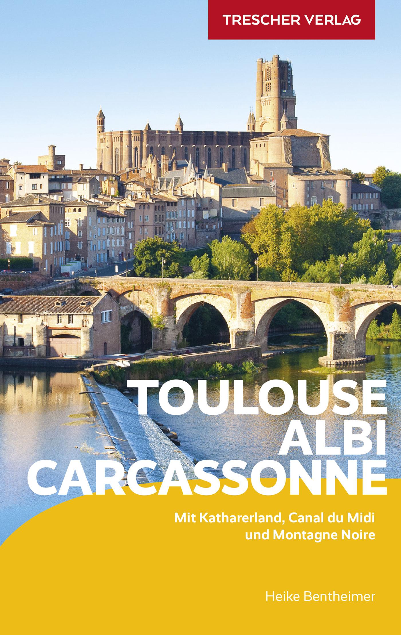 Vorderes Coverbild TRESCHER Reiseführer Toulouse, Albi, Carcassonne