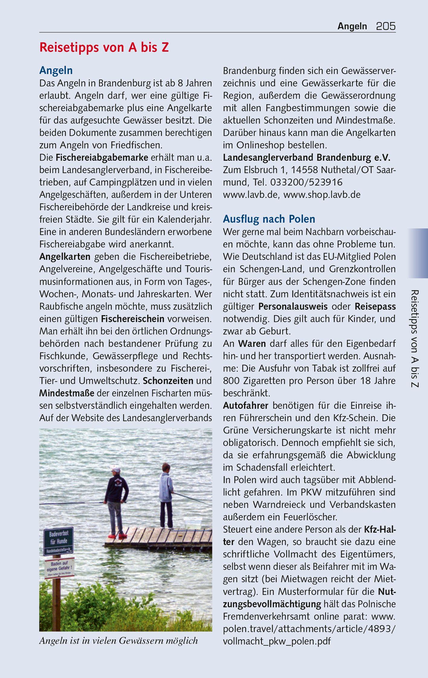 Beispielinhalt (Bild) TRESCHER Reiseführer Barnim und Uckermark