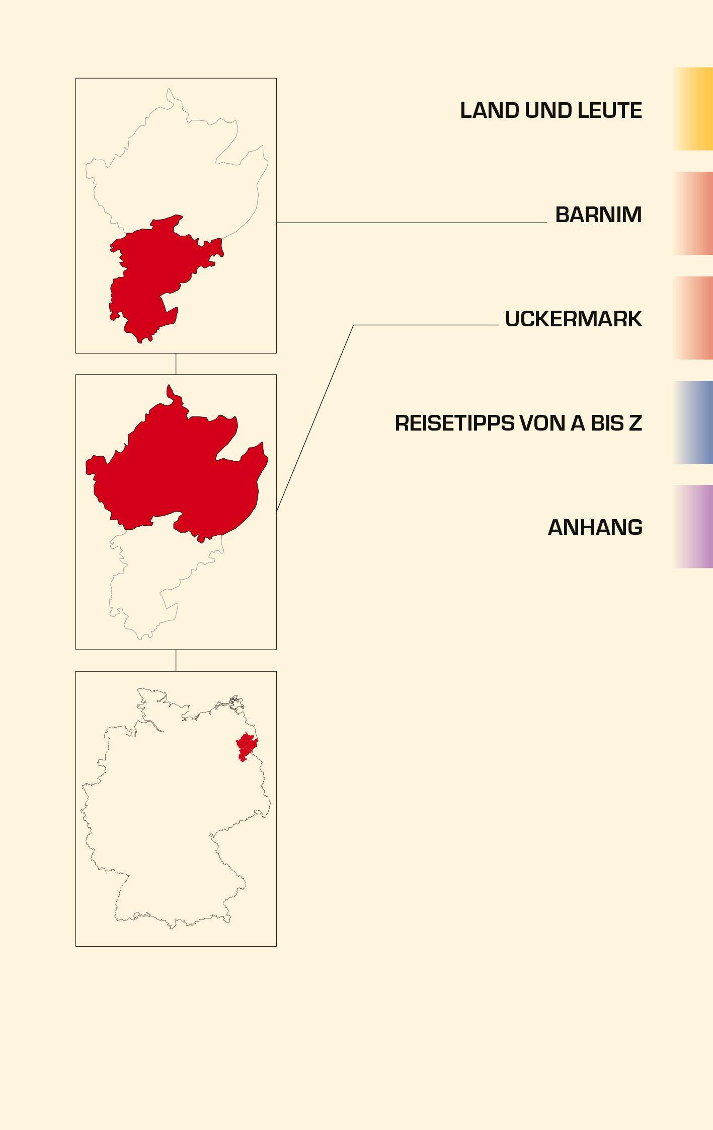 Beispielinhalt (Bild) TRESCHER Reiseführer Barnim und Uckermark