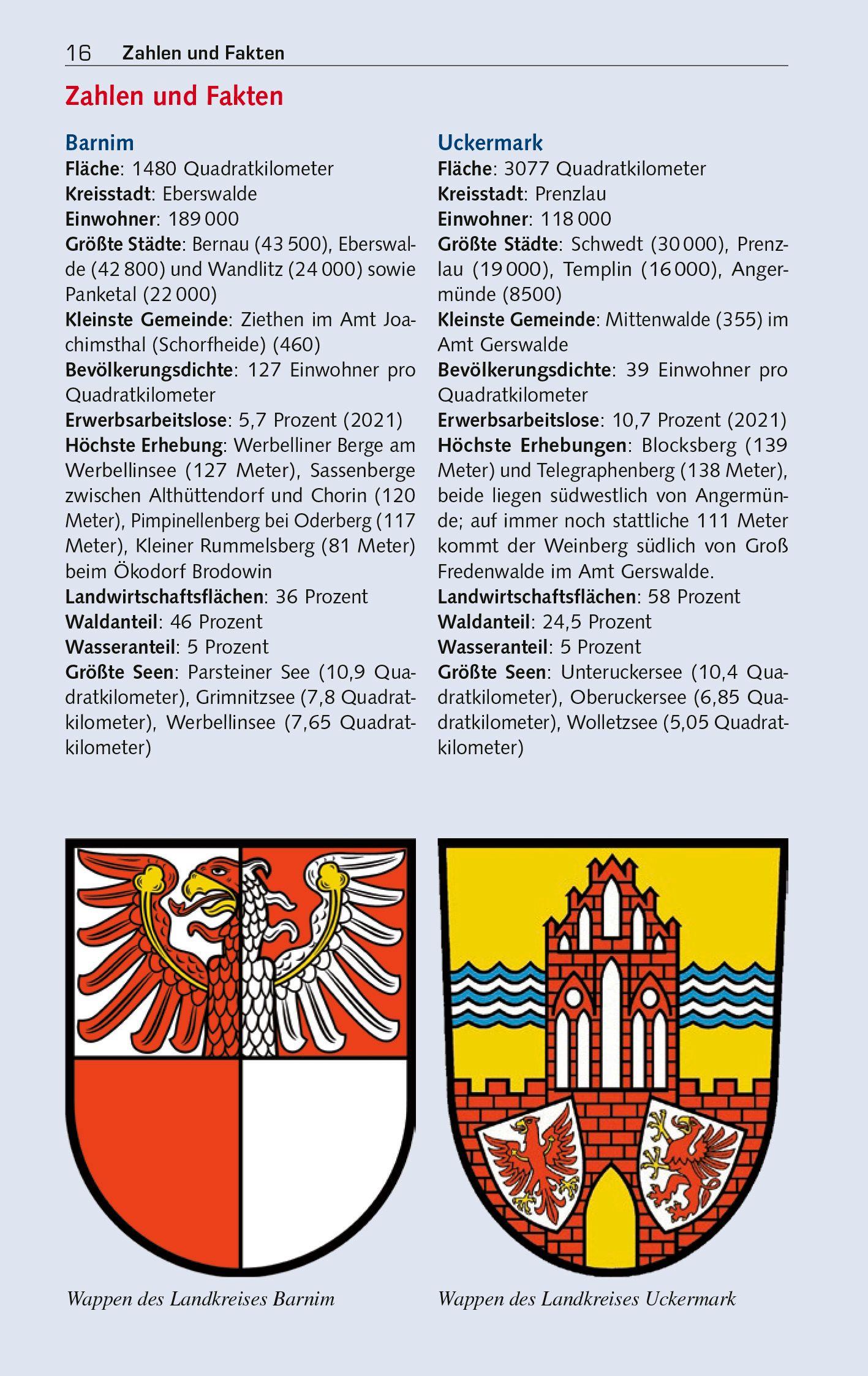 Beispielinhalt (Bild) TRESCHER Reiseführer Barnim und Uckermark