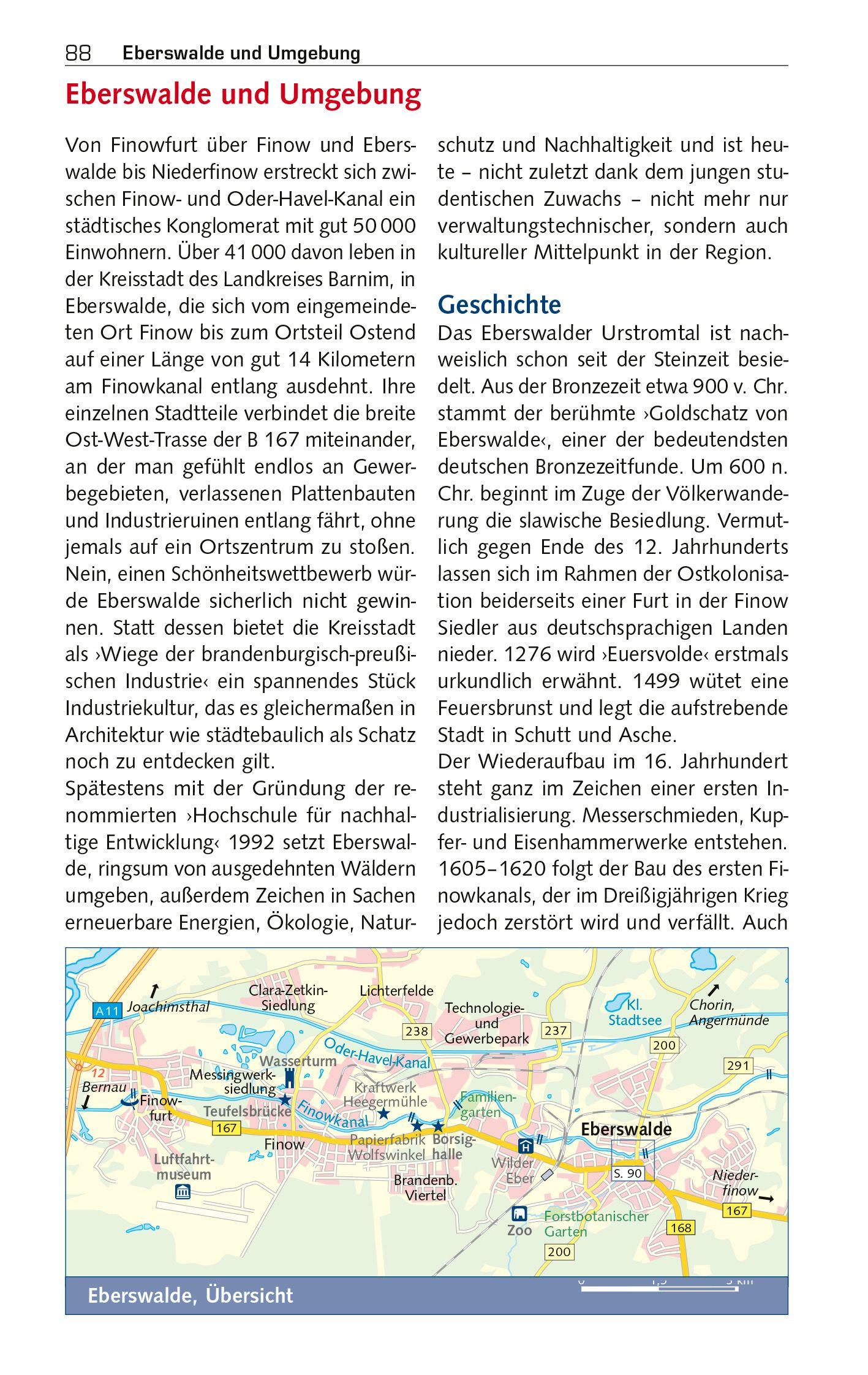 Beispielinhalt (Bild) TRESCHER Reiseführer Barnim und Uckermark