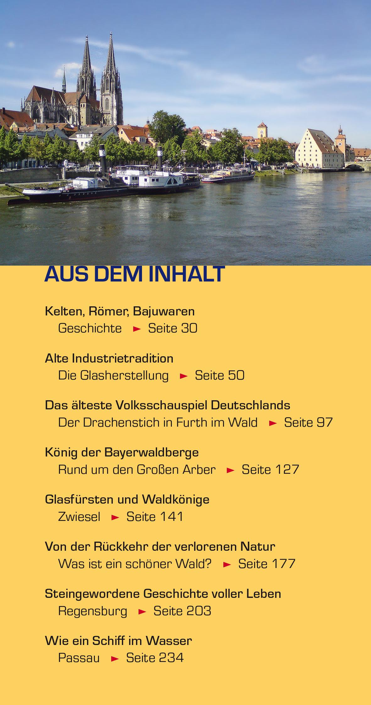 Beispielinhalt (Bild) TRESCHER Reiseführer Bayerischer Wald