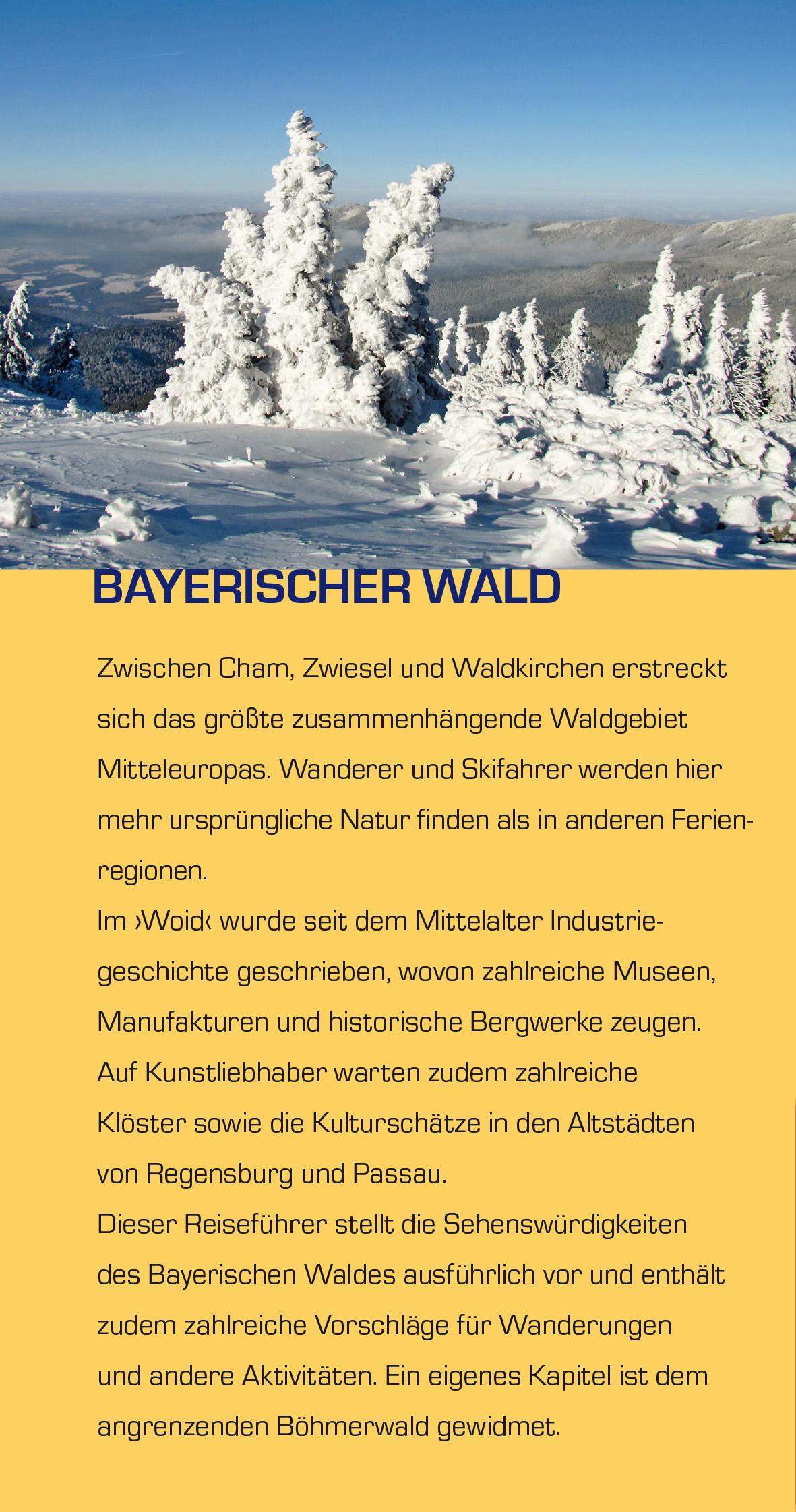 Beispielinhalt (Bild) TRESCHER Reiseführer Bayerischer Wald