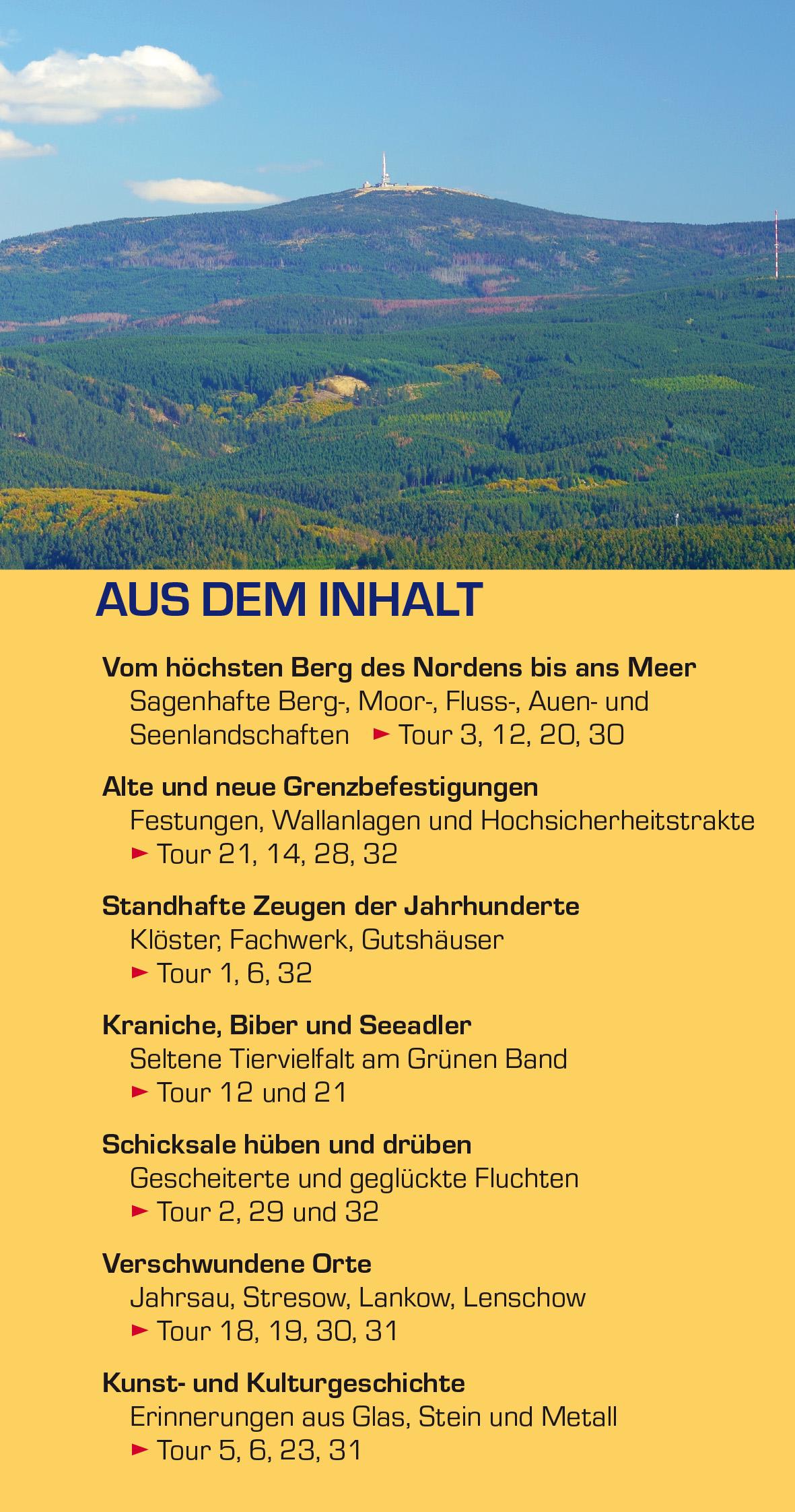 Beispielinhalt (Bild) TRESCHER Reiseführer Grünes Band - Der Norden