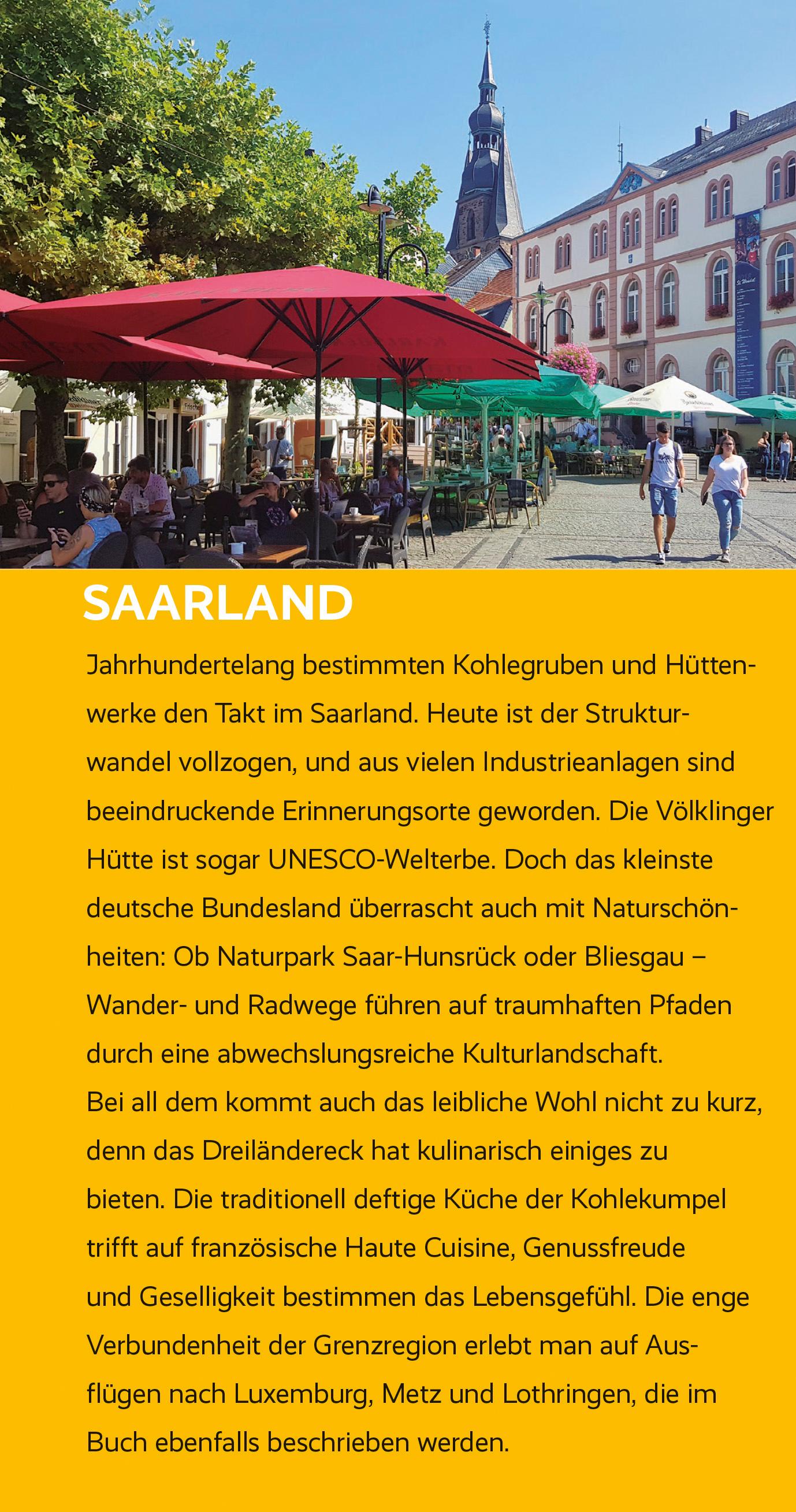 Beispielinhalt (Bild) Reiseführer Saarland
