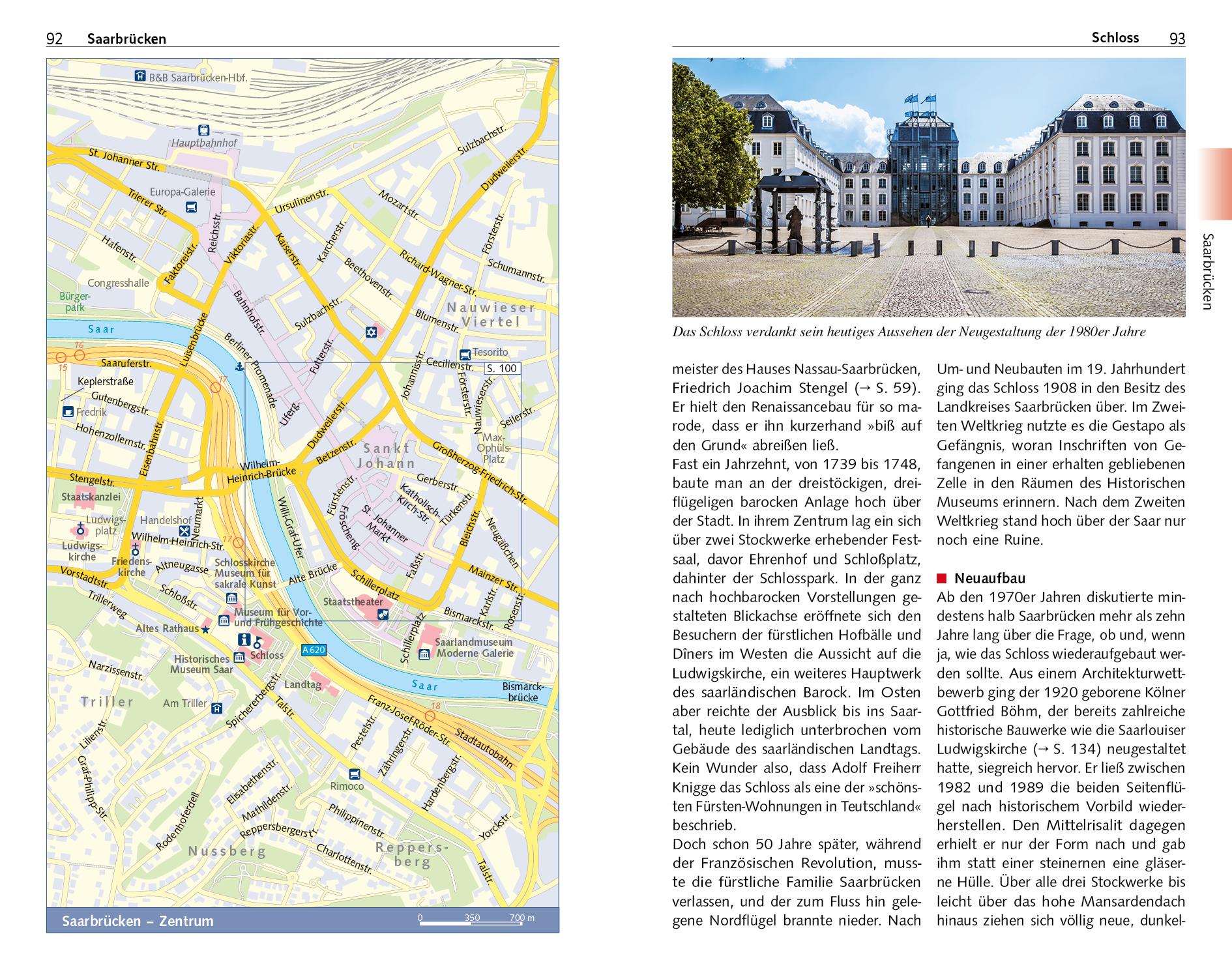 Beispielinhalt (Bild) Reiseführer Saarland