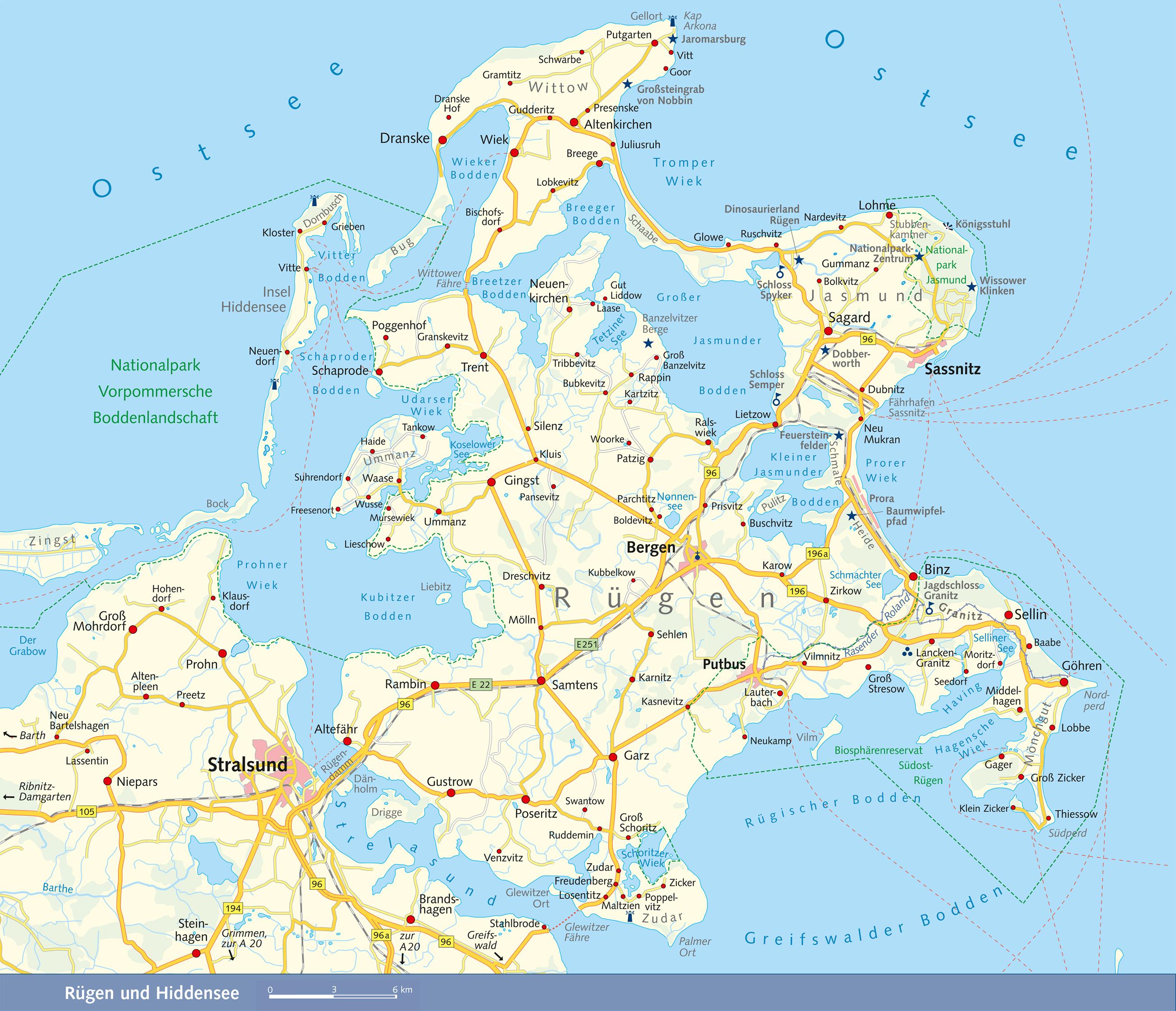 Beispielinhalt (Bild) Reiseführer Rügen, Hiddensee, Stralsund