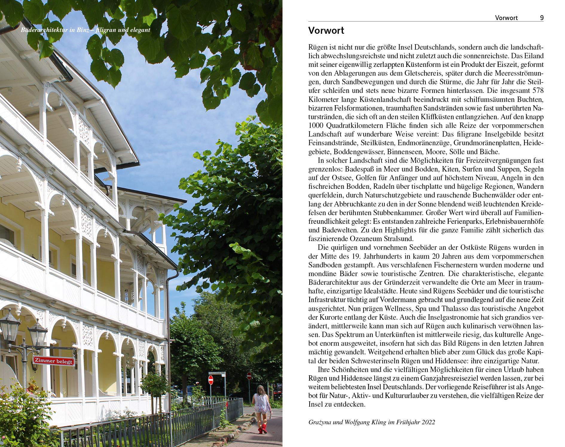 Beispielinhalt (Bild) Reiseführer Rügen, Hiddensee, Stralsund