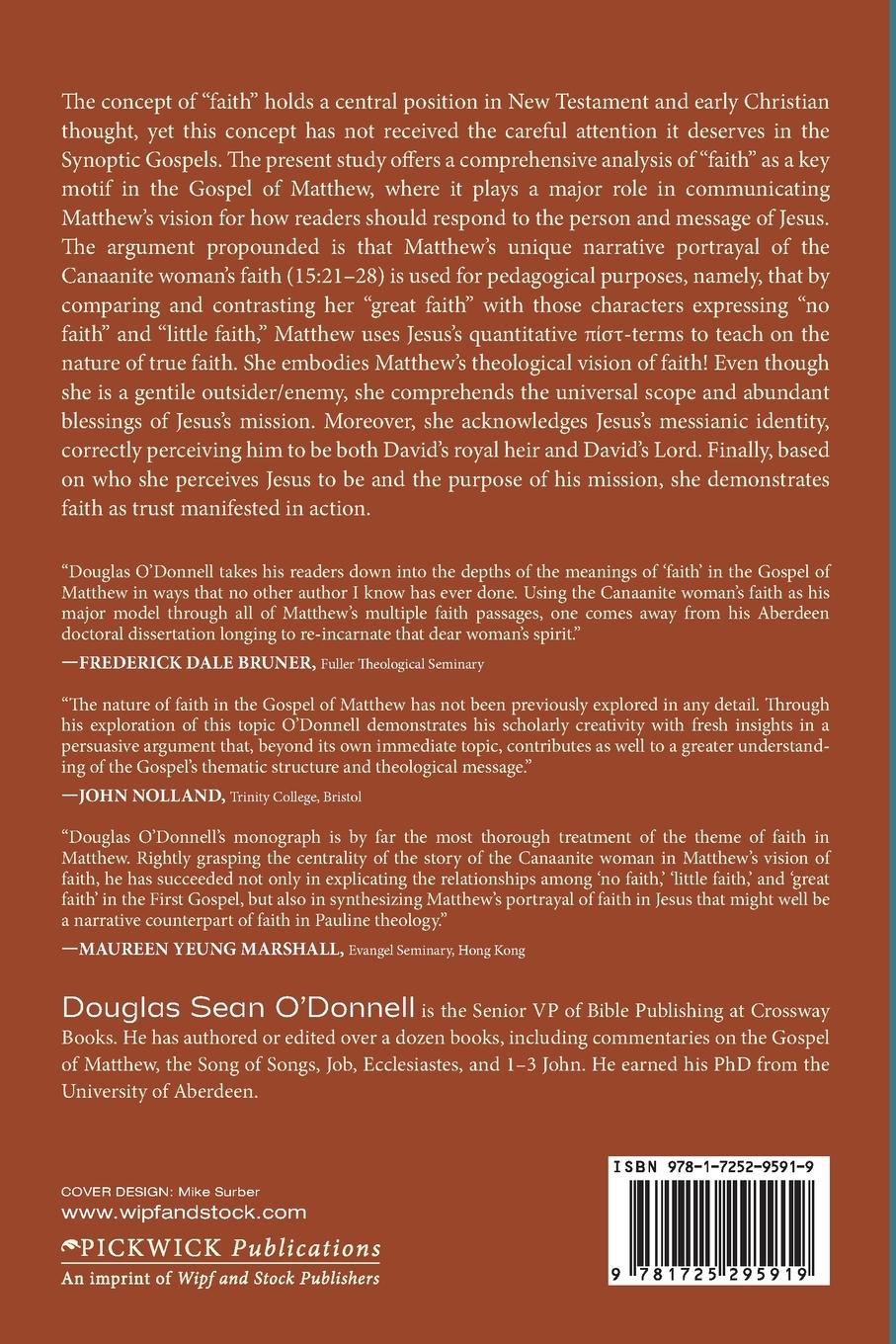 Rückseitencover O Woman, Great is Your Faith!