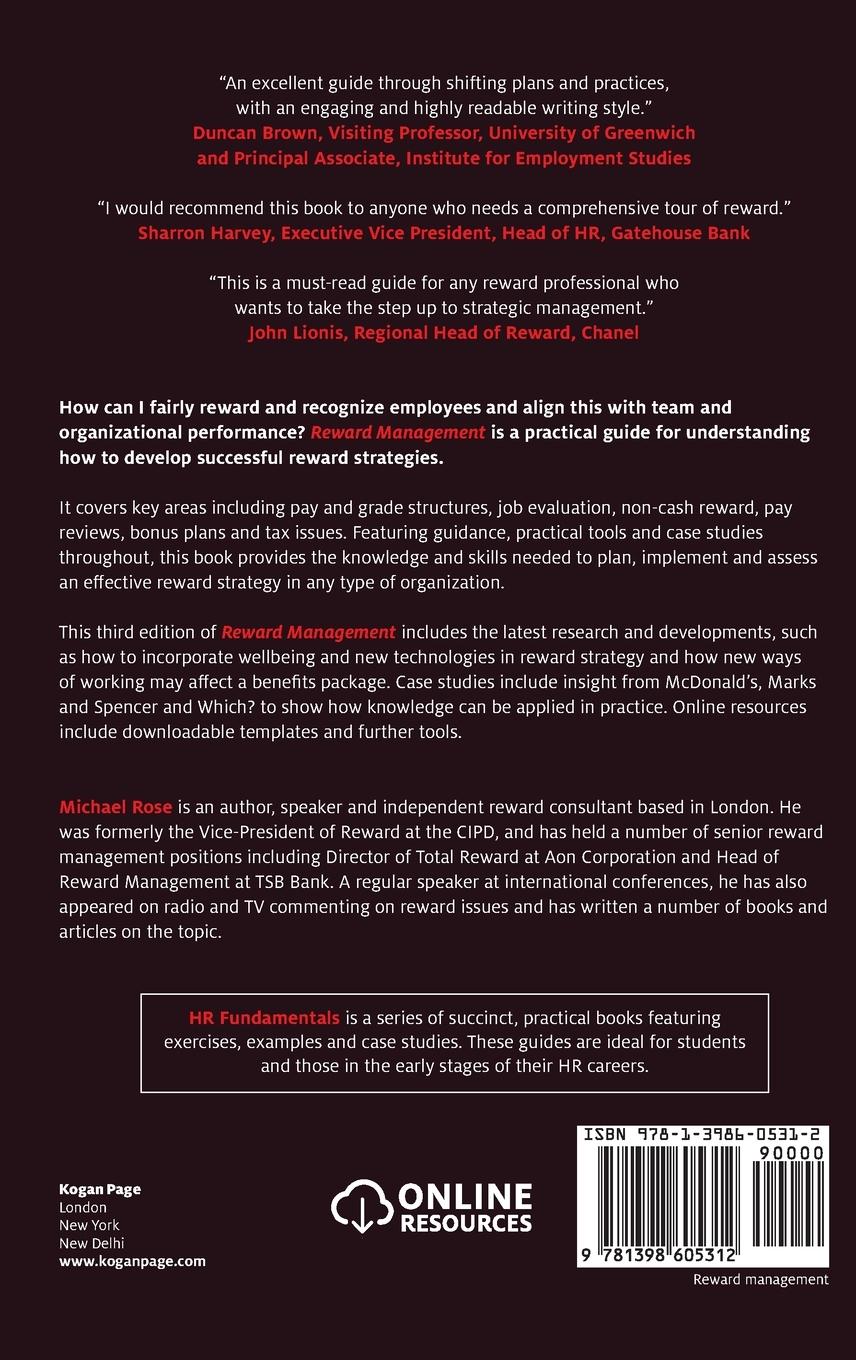 Rückseitencover Reward Management