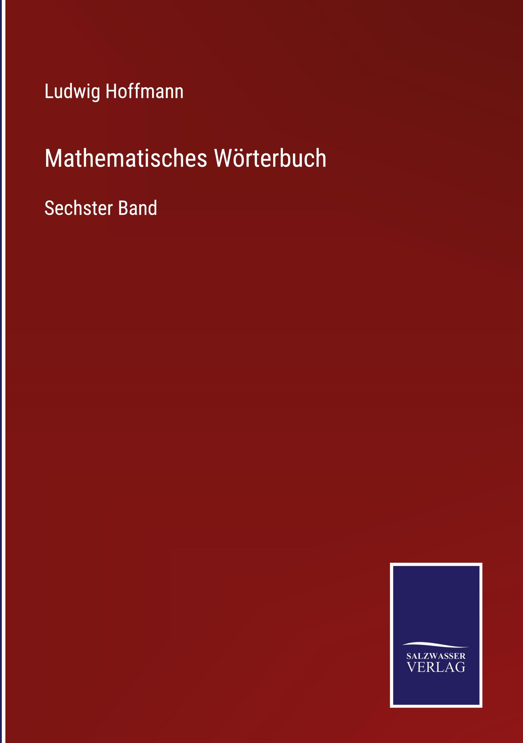 Vorderes Coverbild Mathematisches Wörterbuch