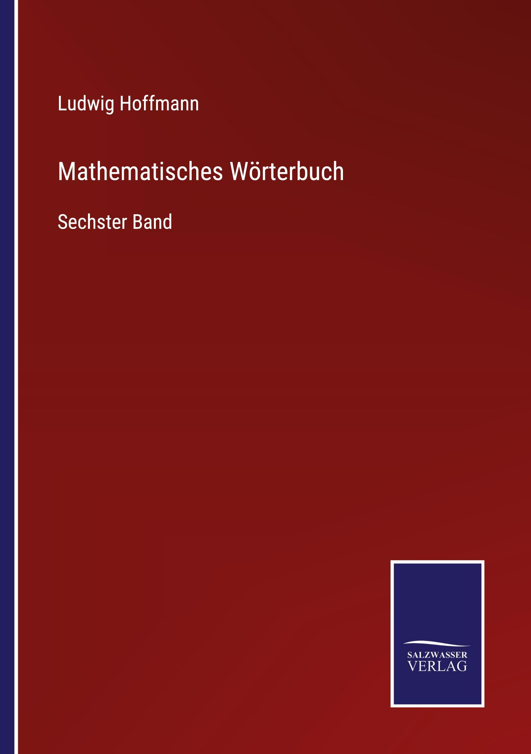 Vorderes Coverbild Mathematisches Wörterbuch