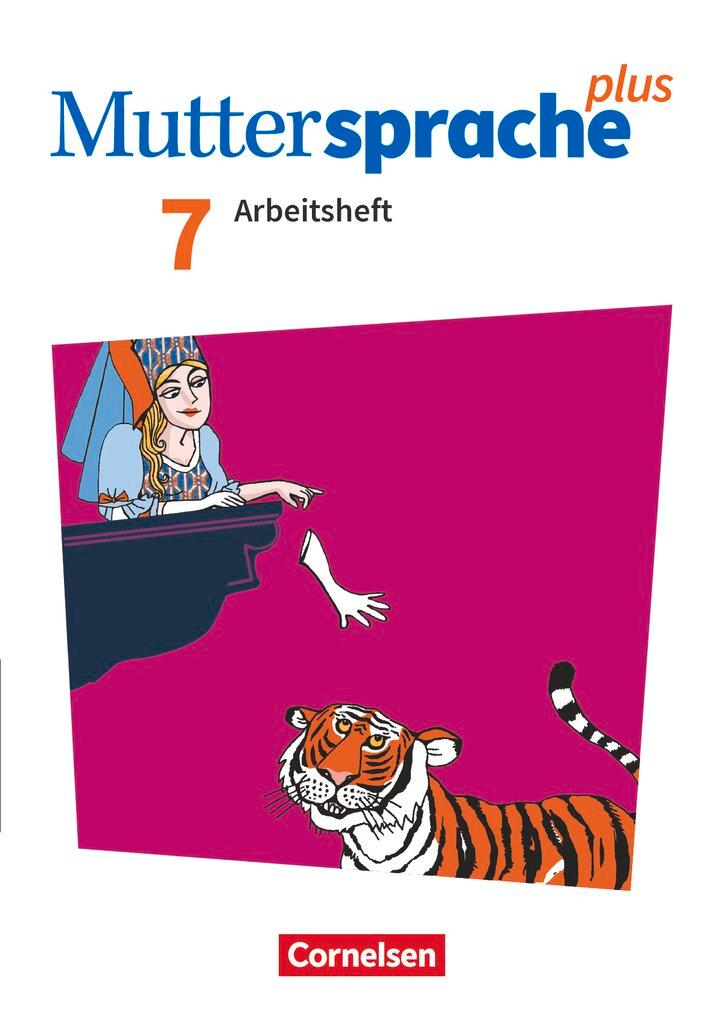 Vorderes Coverbild Muttersprache plus 7. Schuljahr. Arbeitsheft mit Lösungen