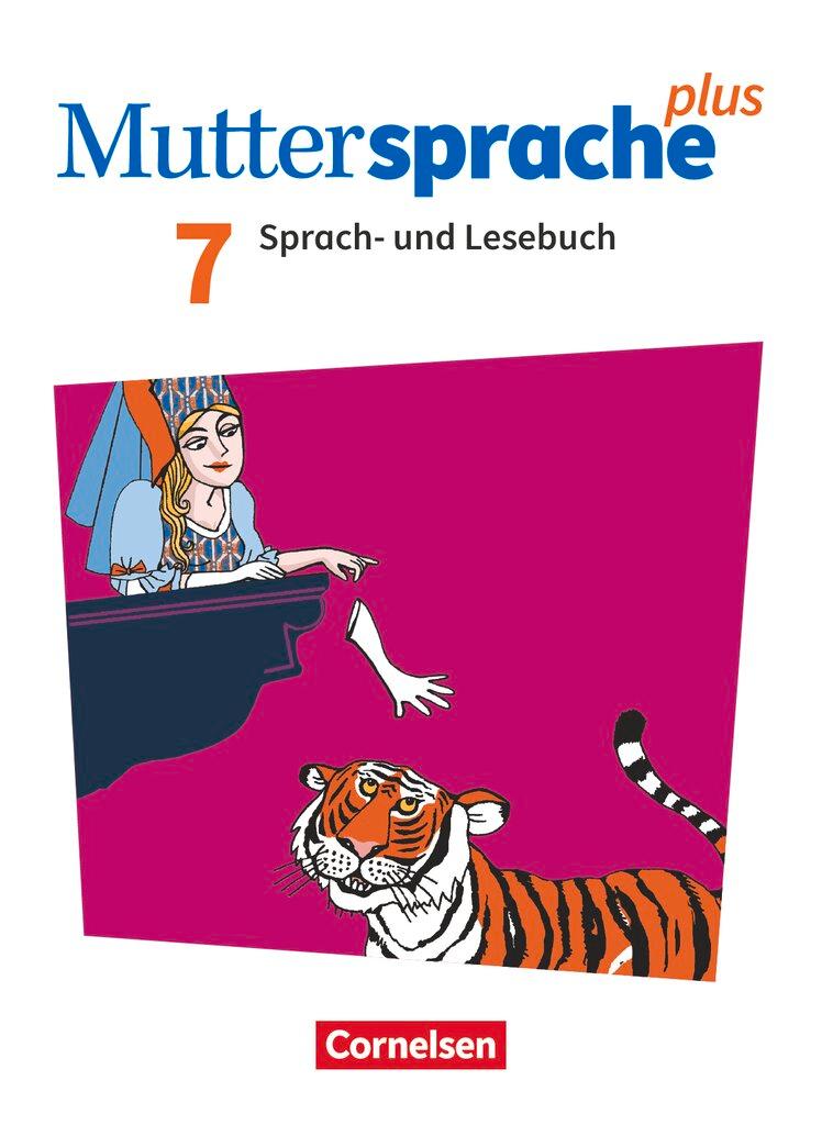 Vorderes Coverbild Muttersprache plus 7. Schuljahr. Schülerbuch
