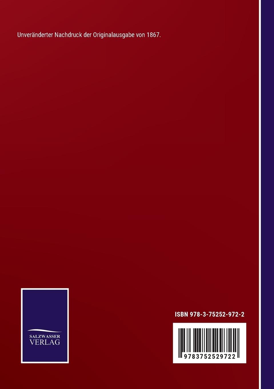 Rückseitencover Zeitschrift für deutsches Alterthum