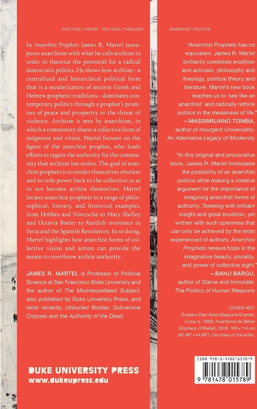 Rückseitencover Anarchist Prophets