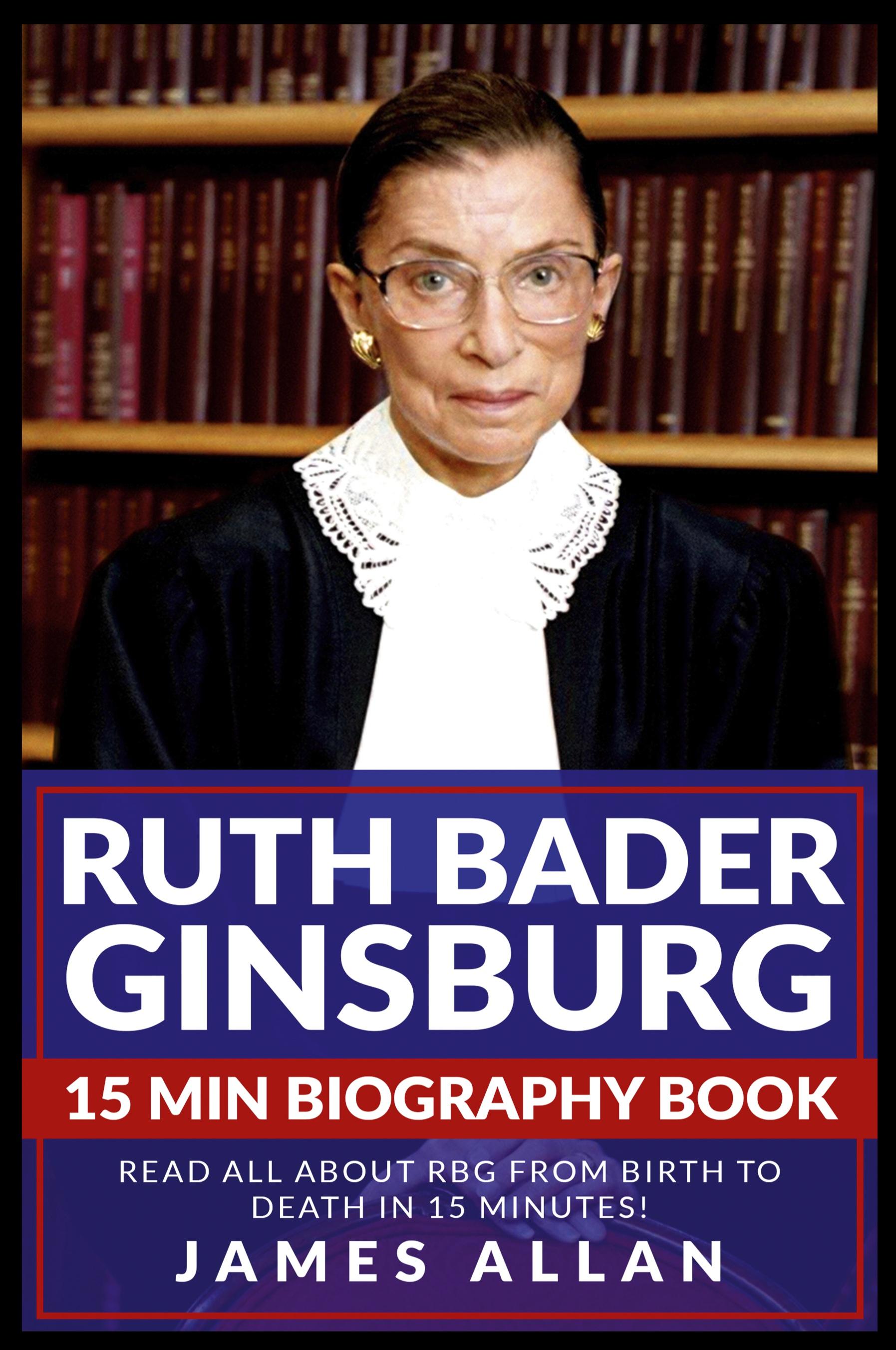 Vorderes Coverbild Ruth Bader Ginsburg 15 Min Biography Book