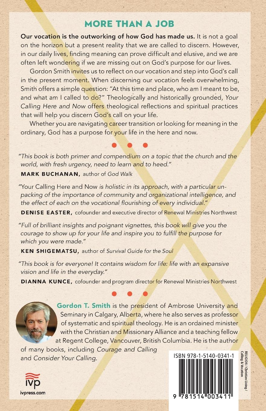 Rückseitencover Your Calling Here and Now