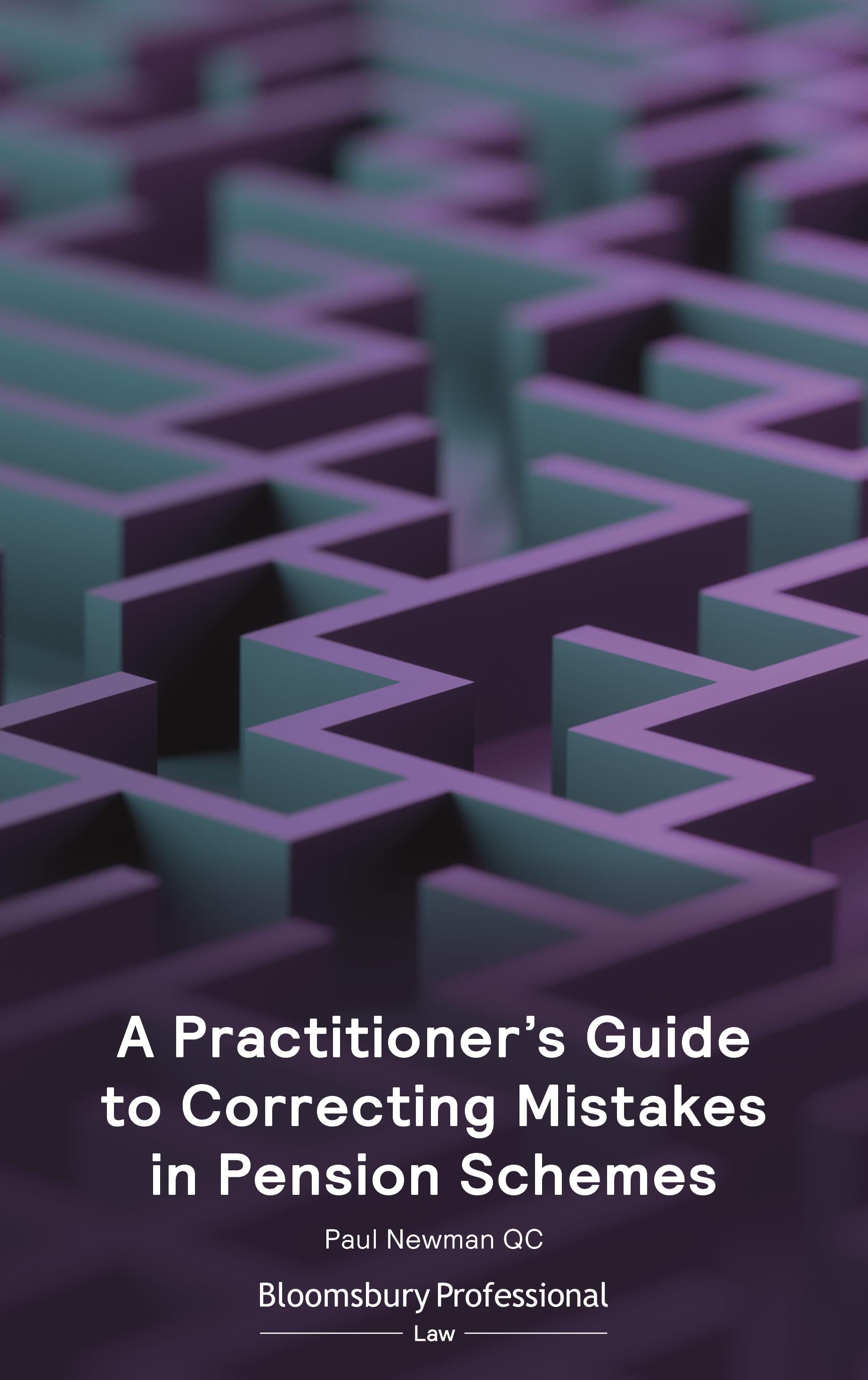 Vorderes Coverbild A Practitioner's Guide to Correcting Mistakes in Pension Schemes