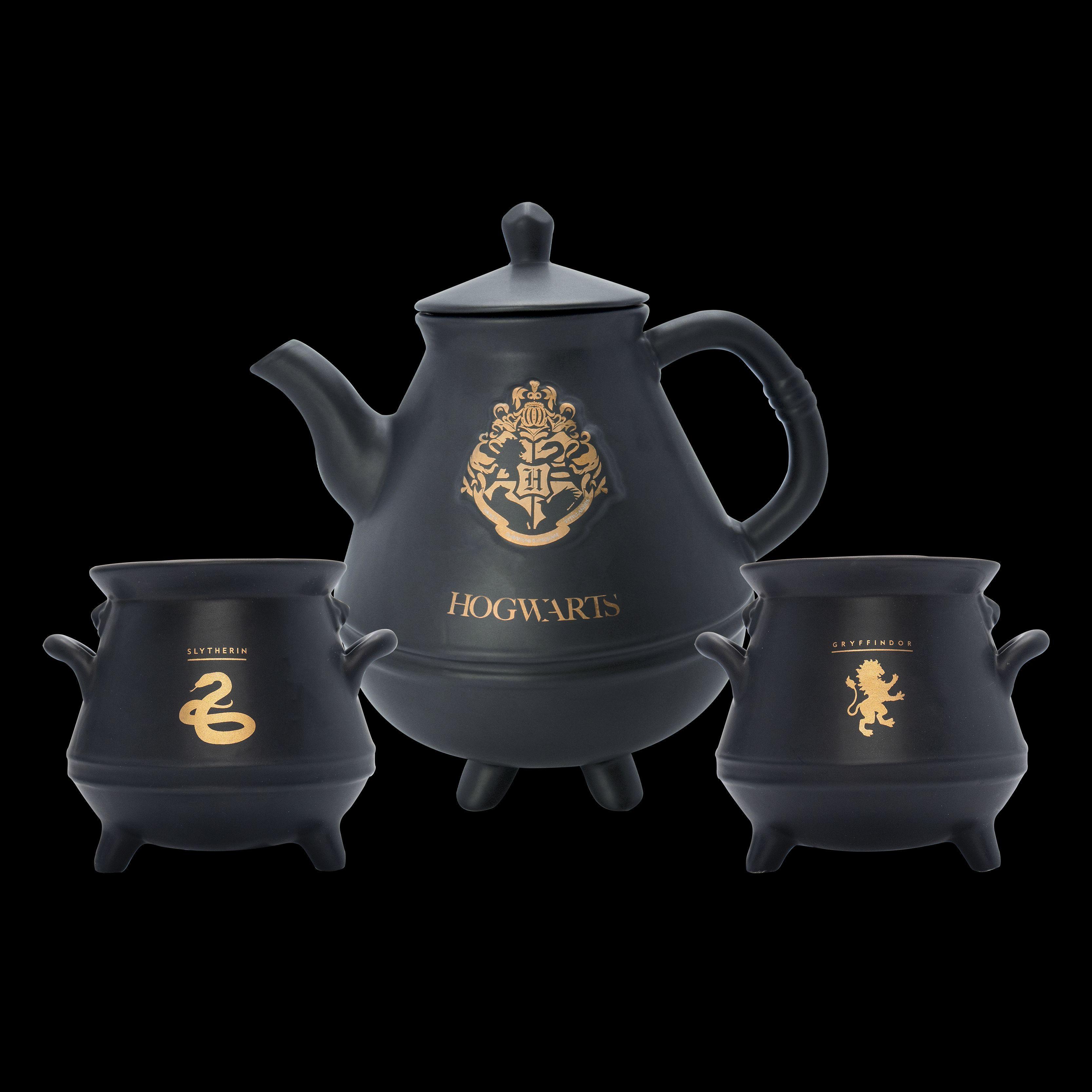 Vorderes Coverbild Harry Potter Teekanne mit Hogwarts-Kessel-Set