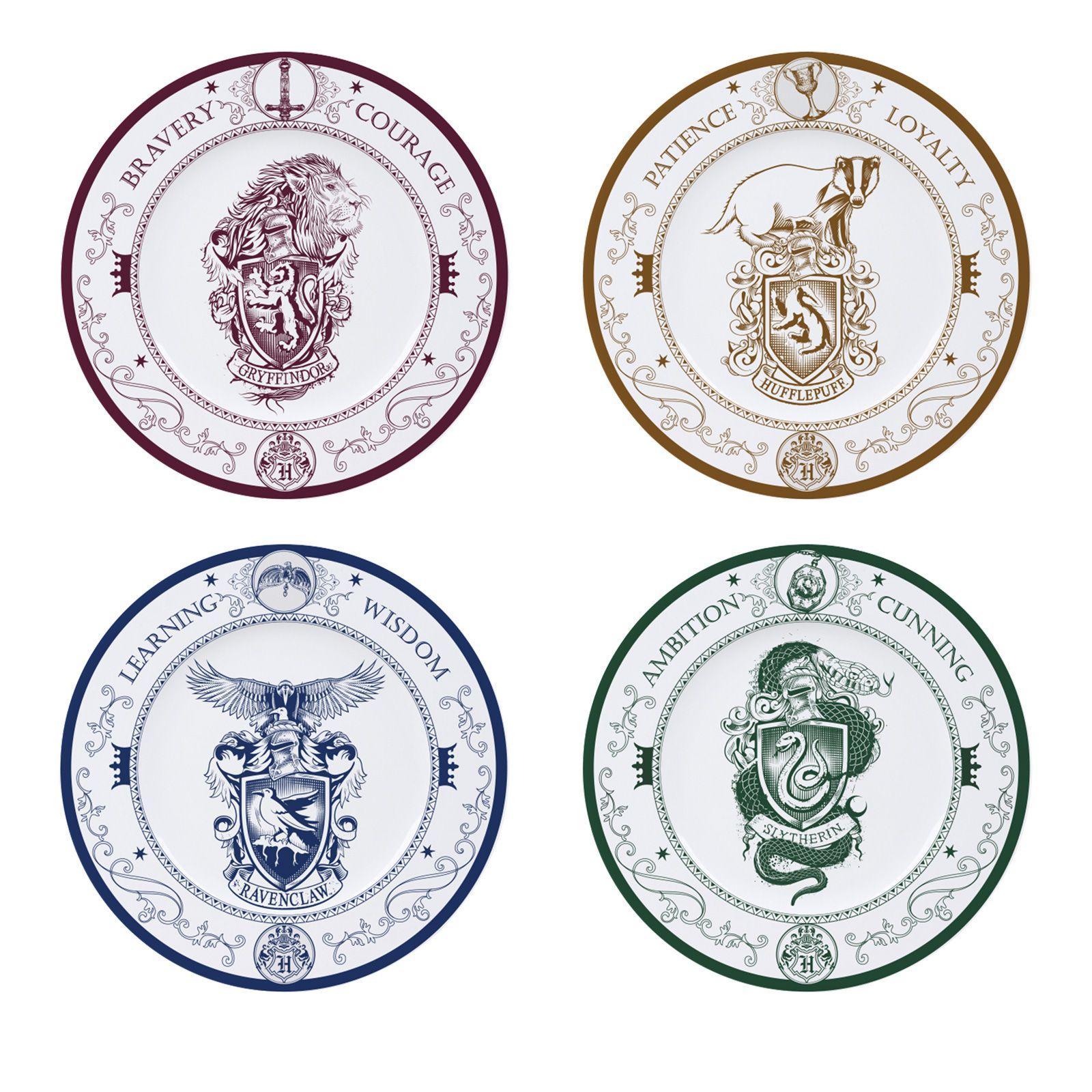 Vorderes Coverbild HARRY POTTER - Set of 4 Plates - Hogwarts Houses