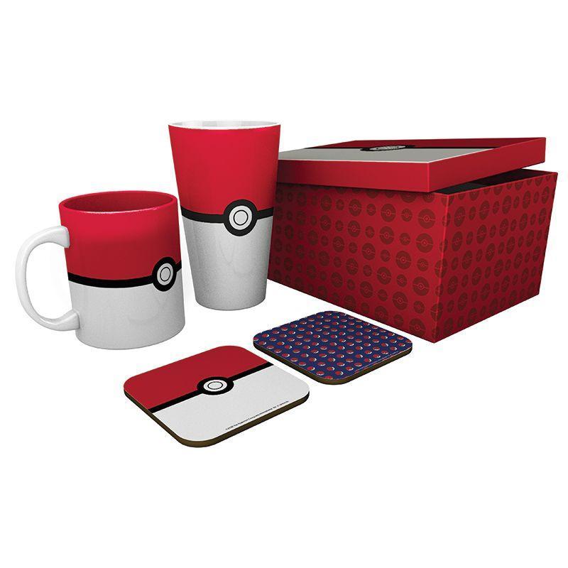 Vorderes Coverbild POKEMON - Pck Glass XXL + Mug + 2 Coasters "Pokéball"