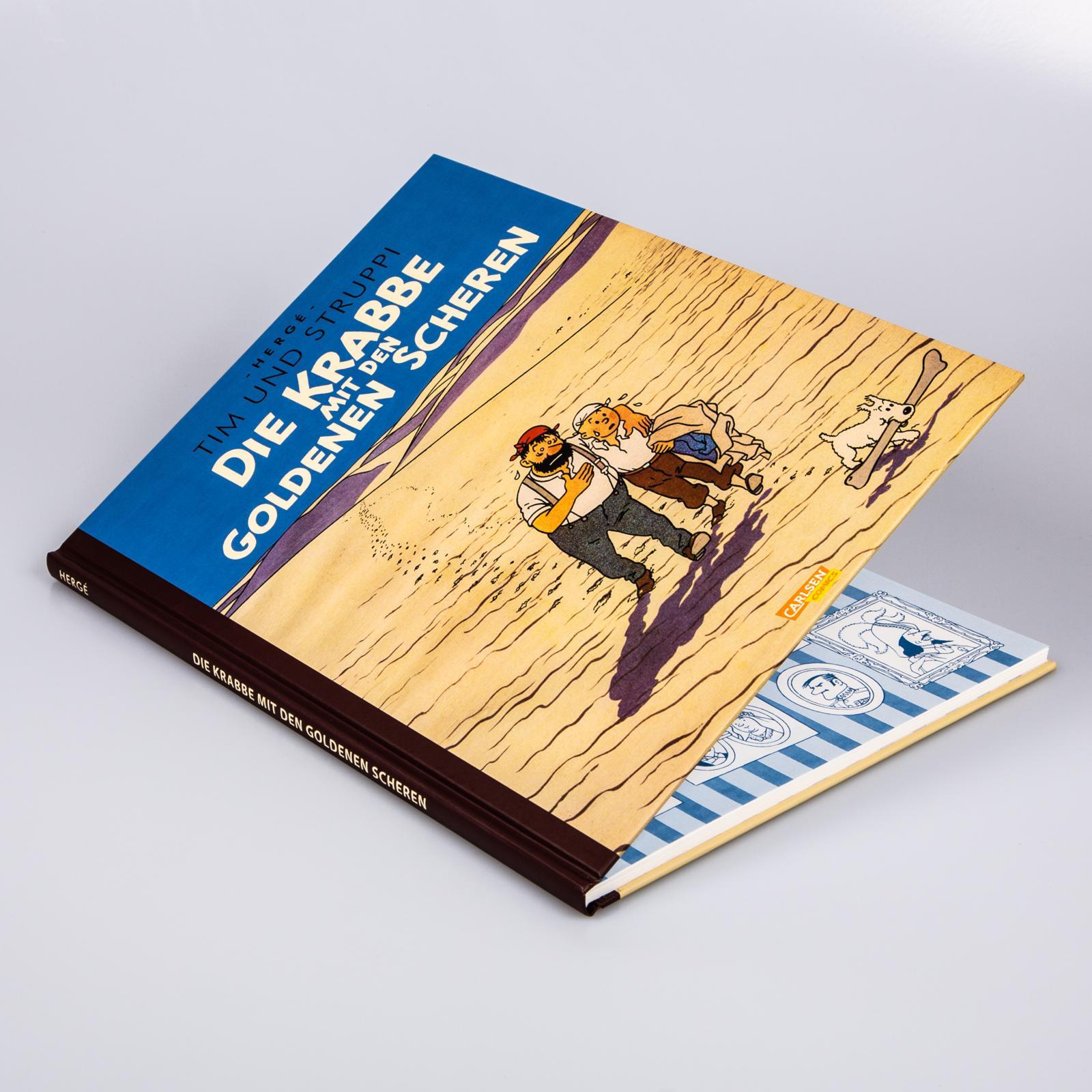 Beispielinhalt (Bild) Tim und Struppi: Sonderausgabe: Die Krabbe mit den goldenen Scheren