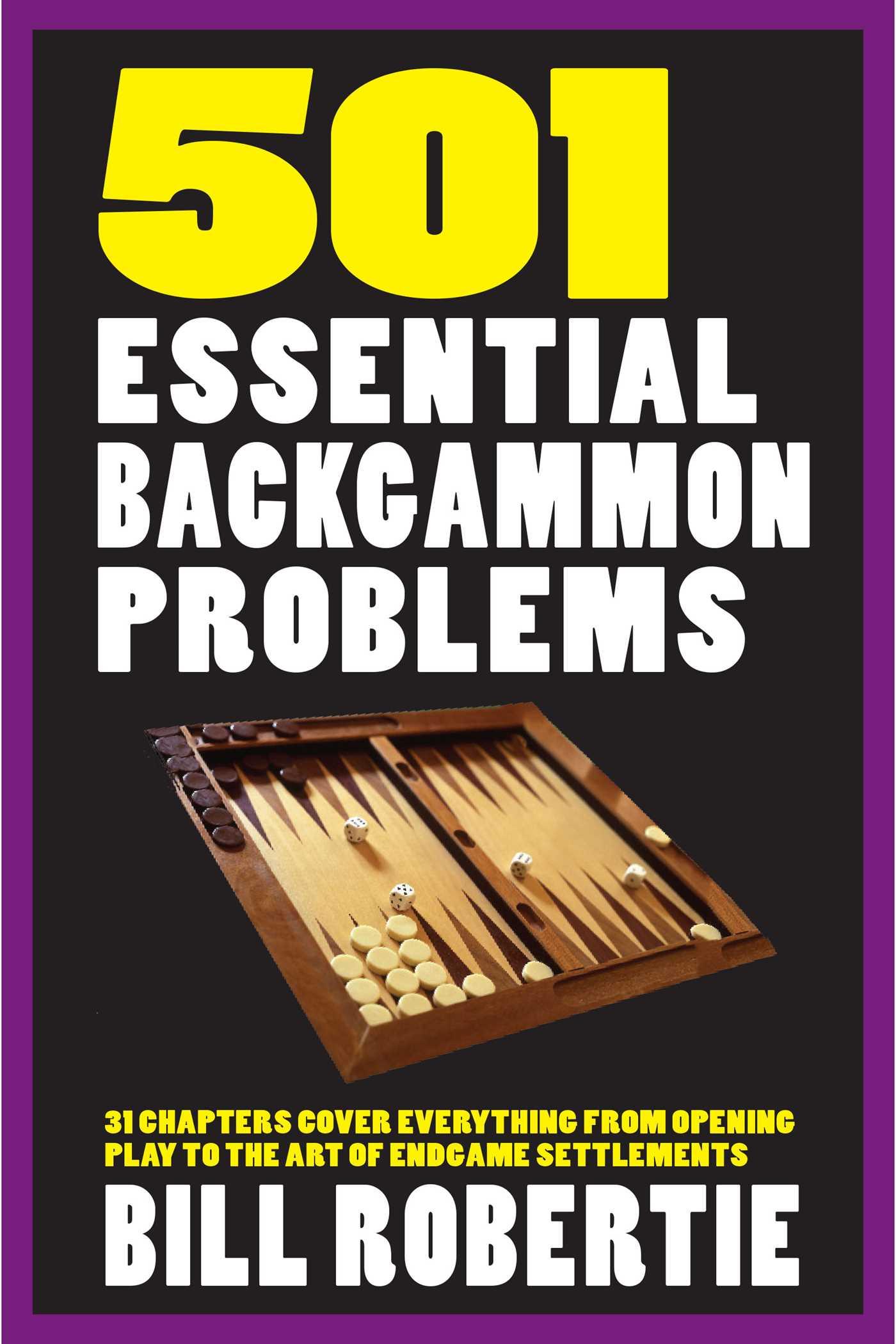 Vorderes Coverbild 501 Essential Backgammon Problems