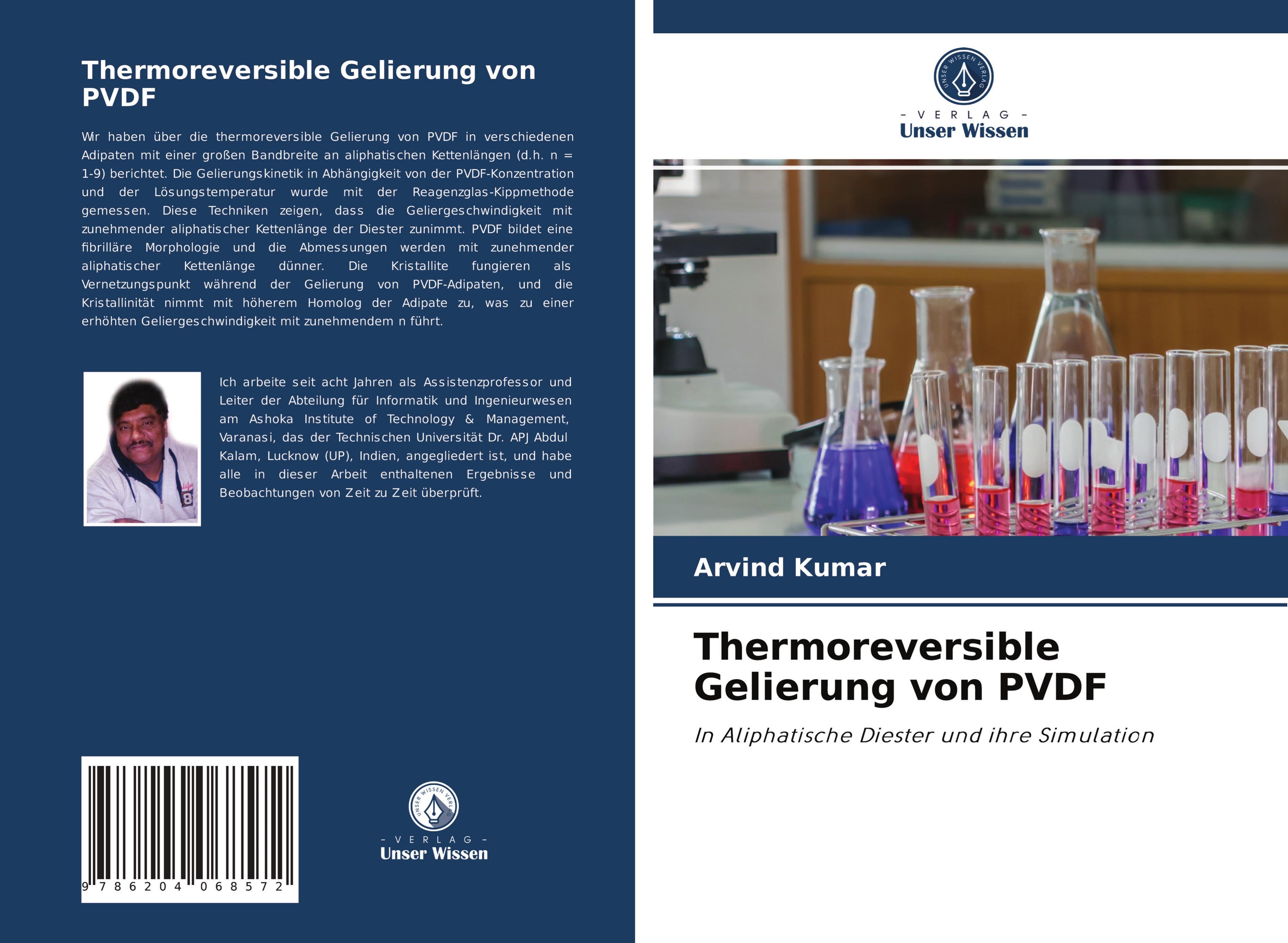 Vorderes Coverbild Thermoreversible Gelierung von PVDF