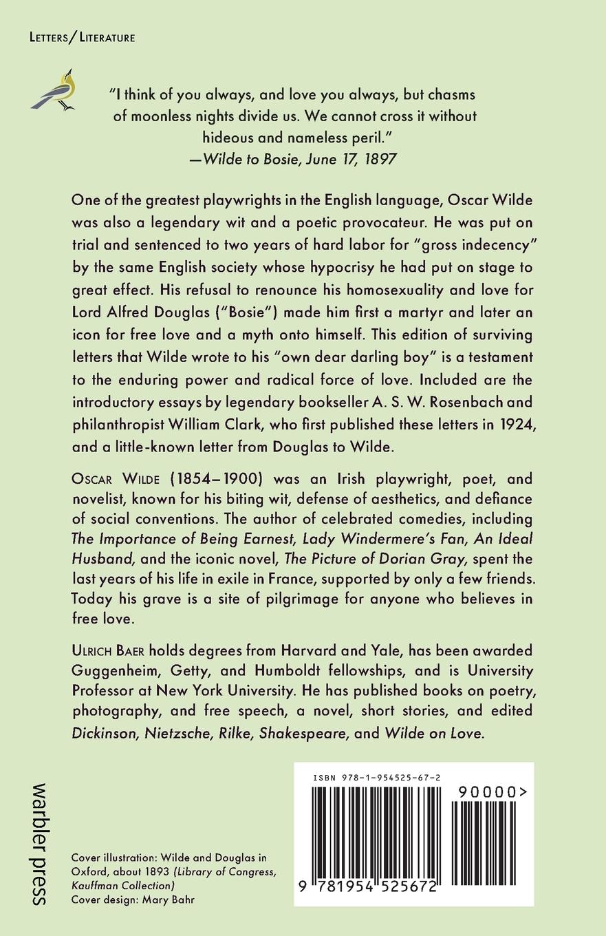 Rückseitencover My Own Dear Darling Boy