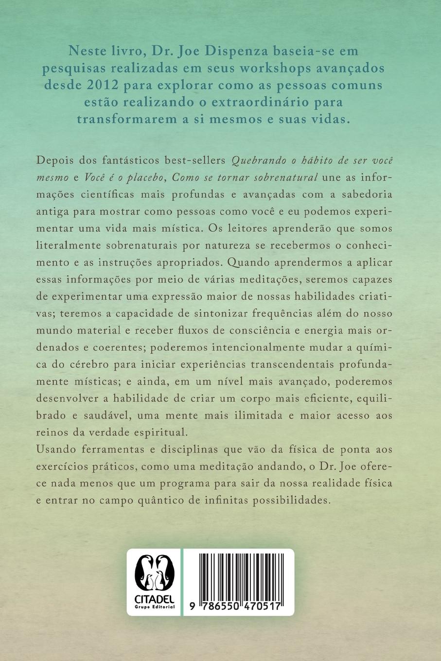 Rückseitencover Como se tornar sobrenatural