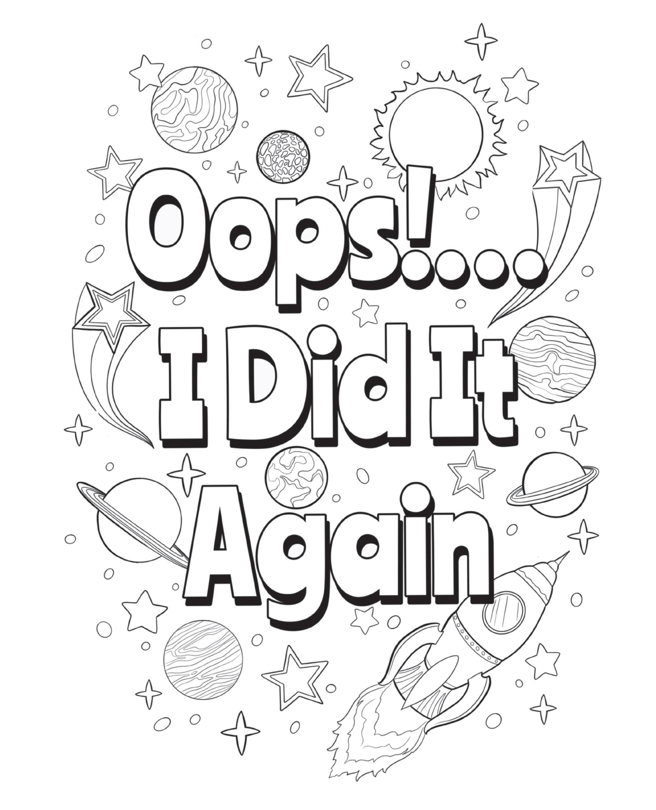 Beispielinhalt (Bild) The Official Britney Spears Coloring Book