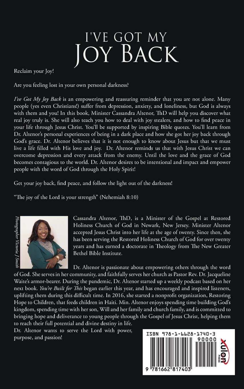 Rückseitencover I've Got My Joy Back