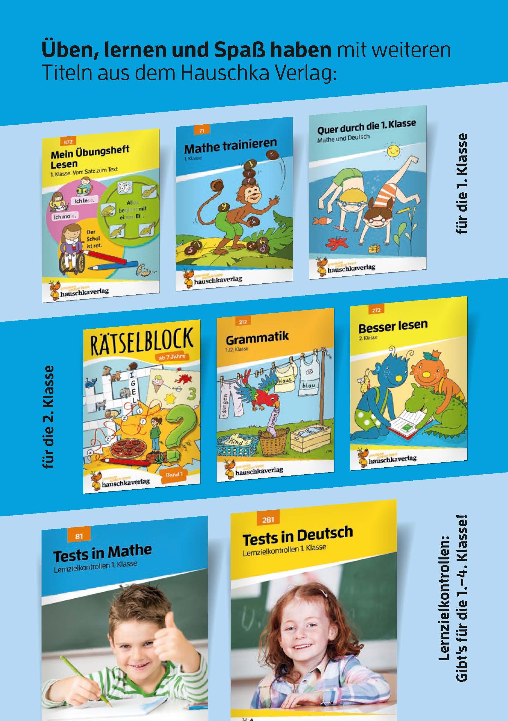 Beispielinhalt (Bild) Mein Übungsheft Rechnen lernen 1. Klasse