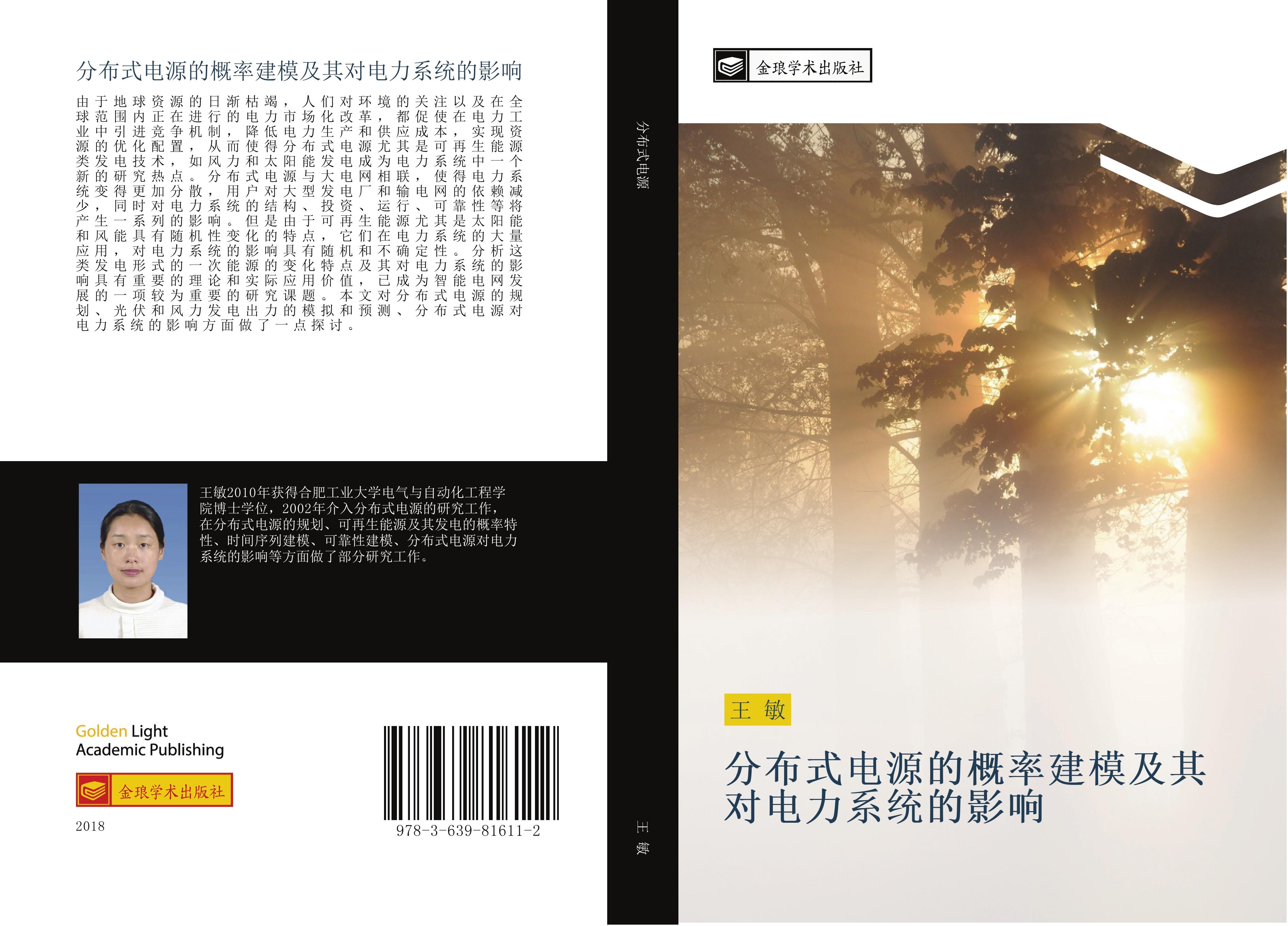 Vorderes Coverbild fen bu shi dian yuan de gai lv jian mo ji qi dui dian li xi tong de ying xiang