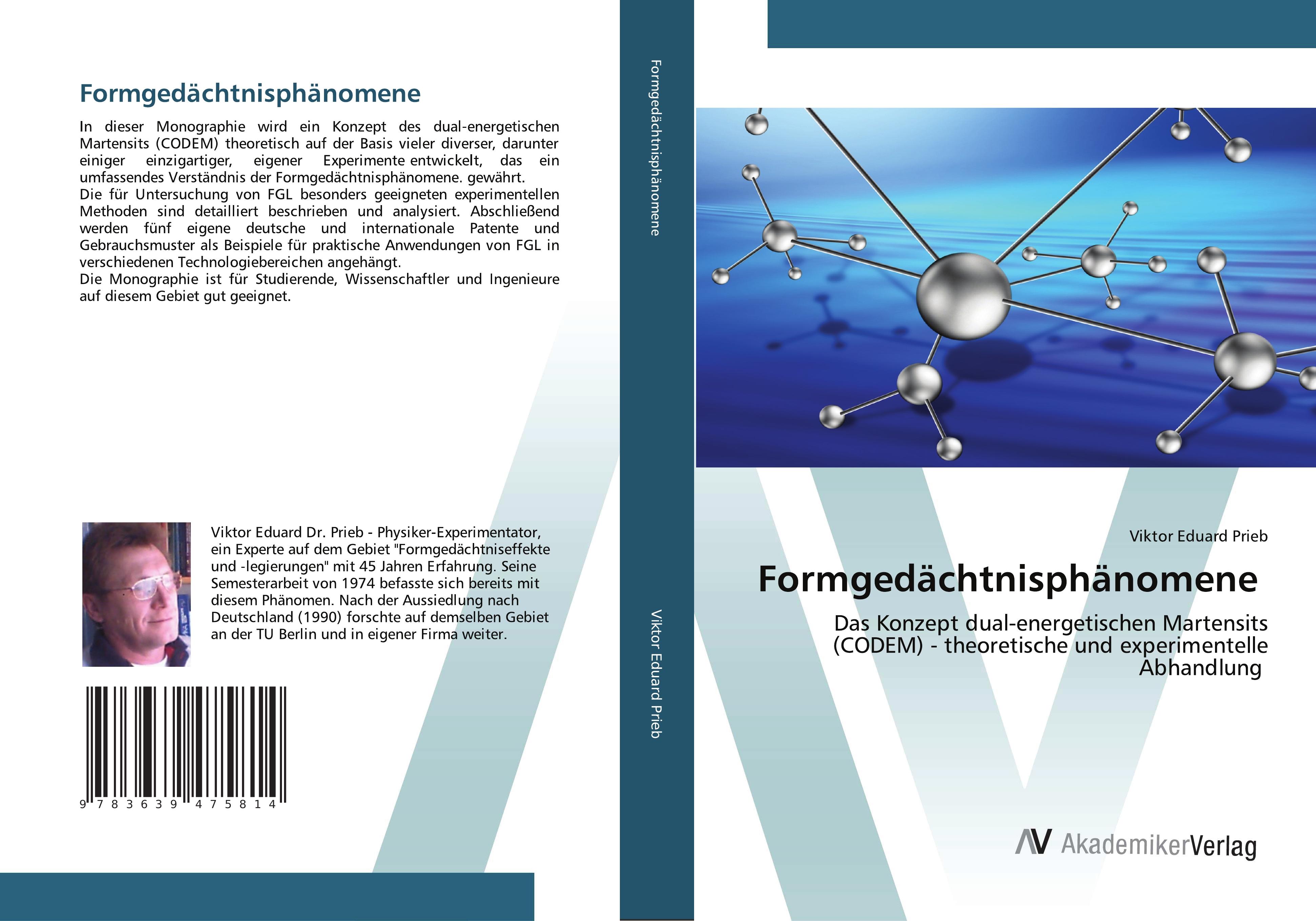 Vorderes Coverbild Formgedächtnisphänomene