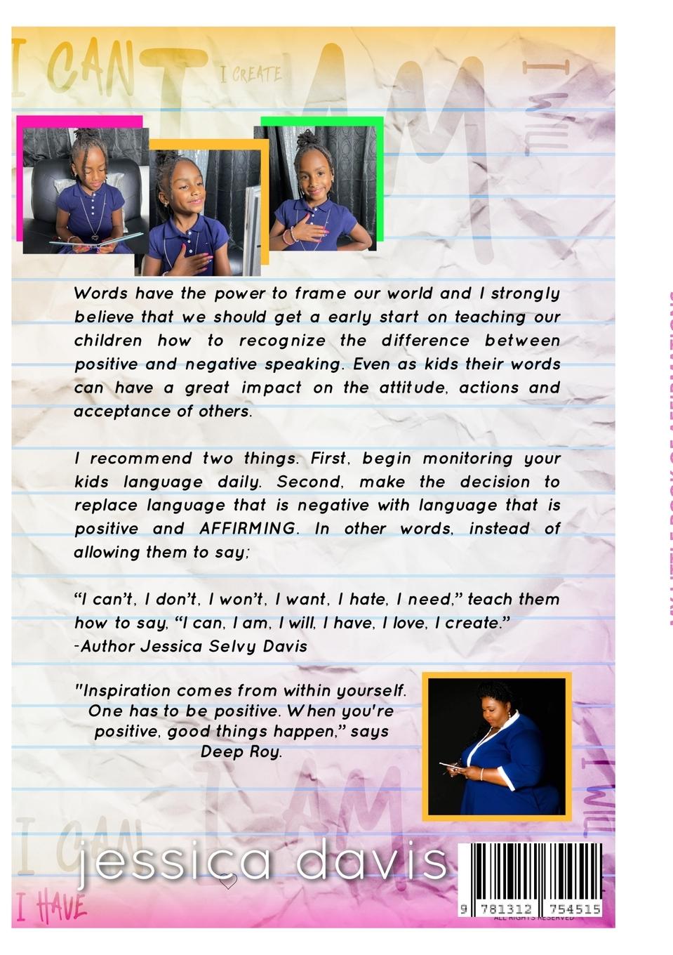 Rückseitencover I AM My Little Book of Affirmations