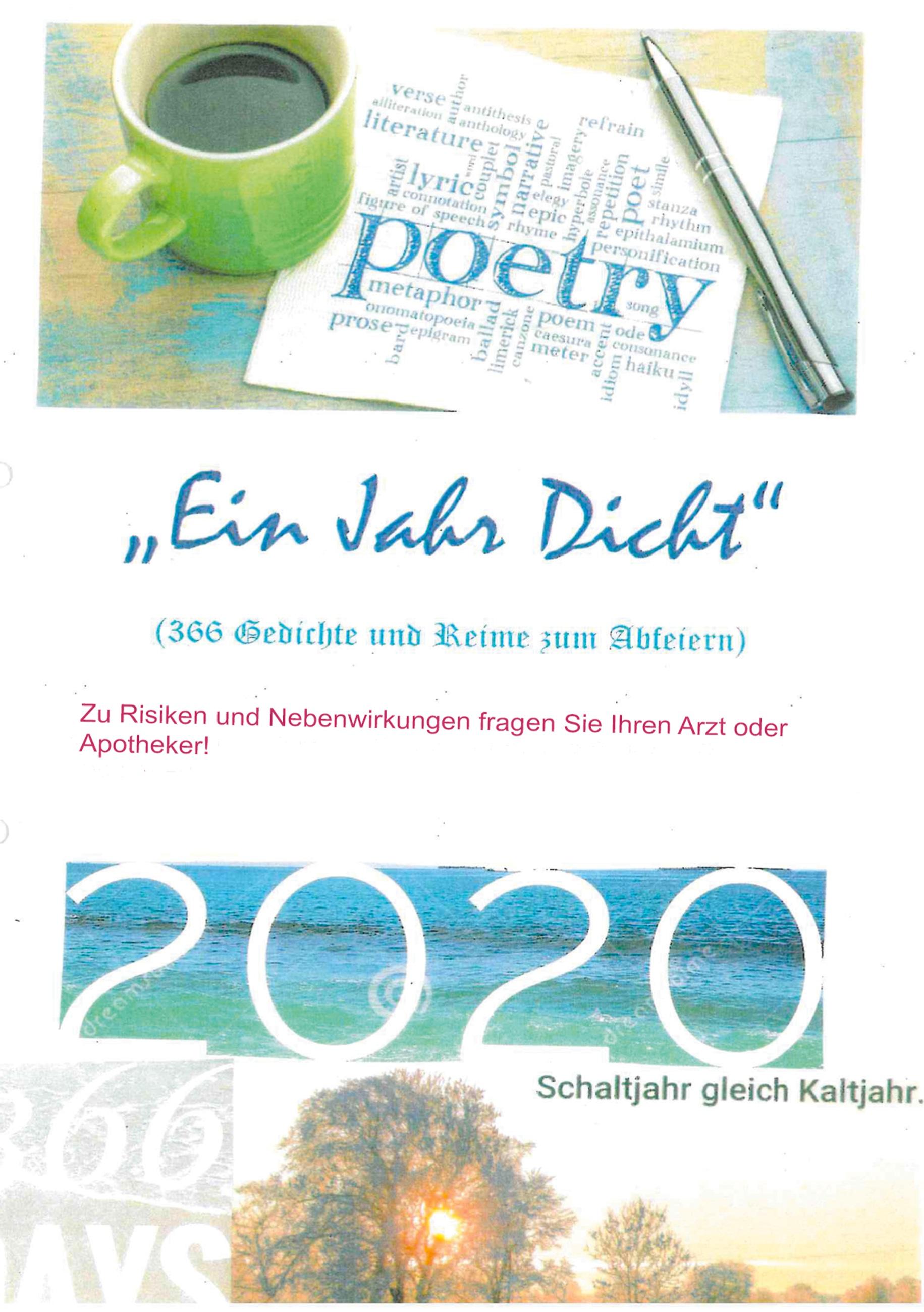 Vorderes Coverbild EIN JAHR DICHT