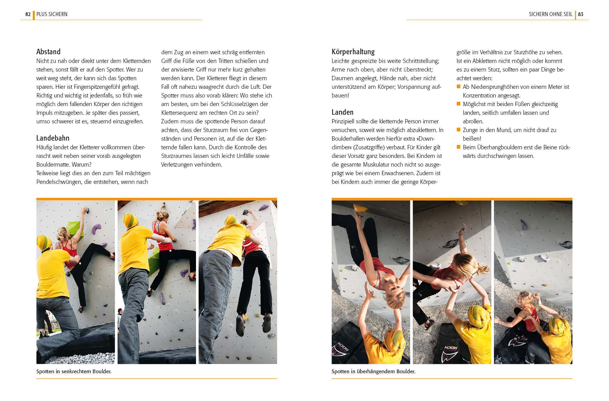 Beispielinhalt (Bild) Indoor-Klettern - Das offizielle Lehrbuch zum DAV-Kletterschein