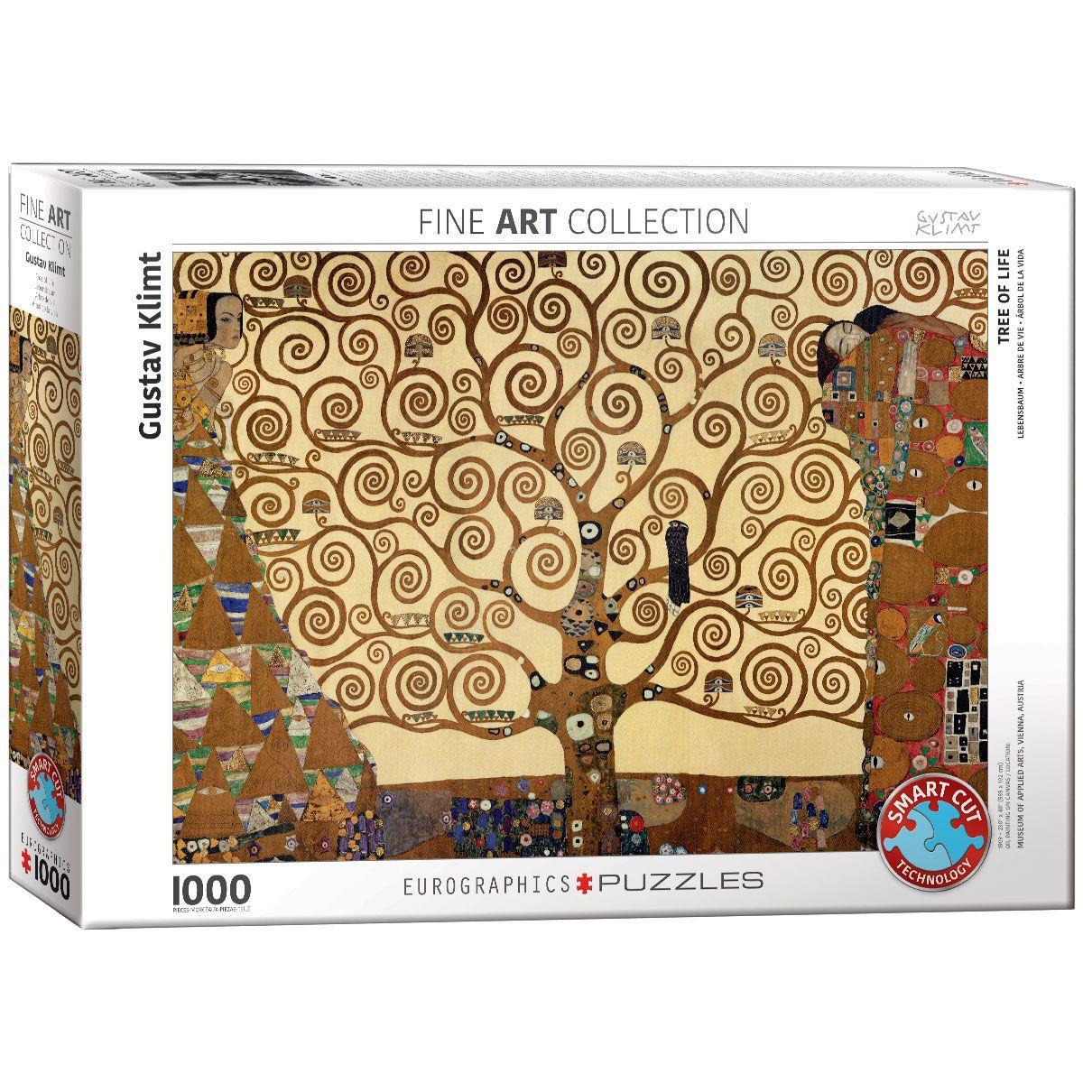 Vorderes Coverbild Lebensbaum von Gustav Klimt 1000 Teile