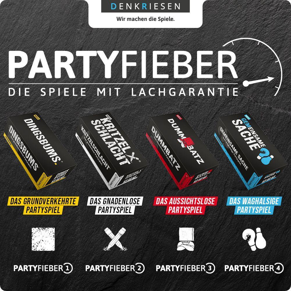 Beispielinhalt (Bild) PARTYFIEBER - DINGSBUMS® "Das grundverkehrte Partyspiel"