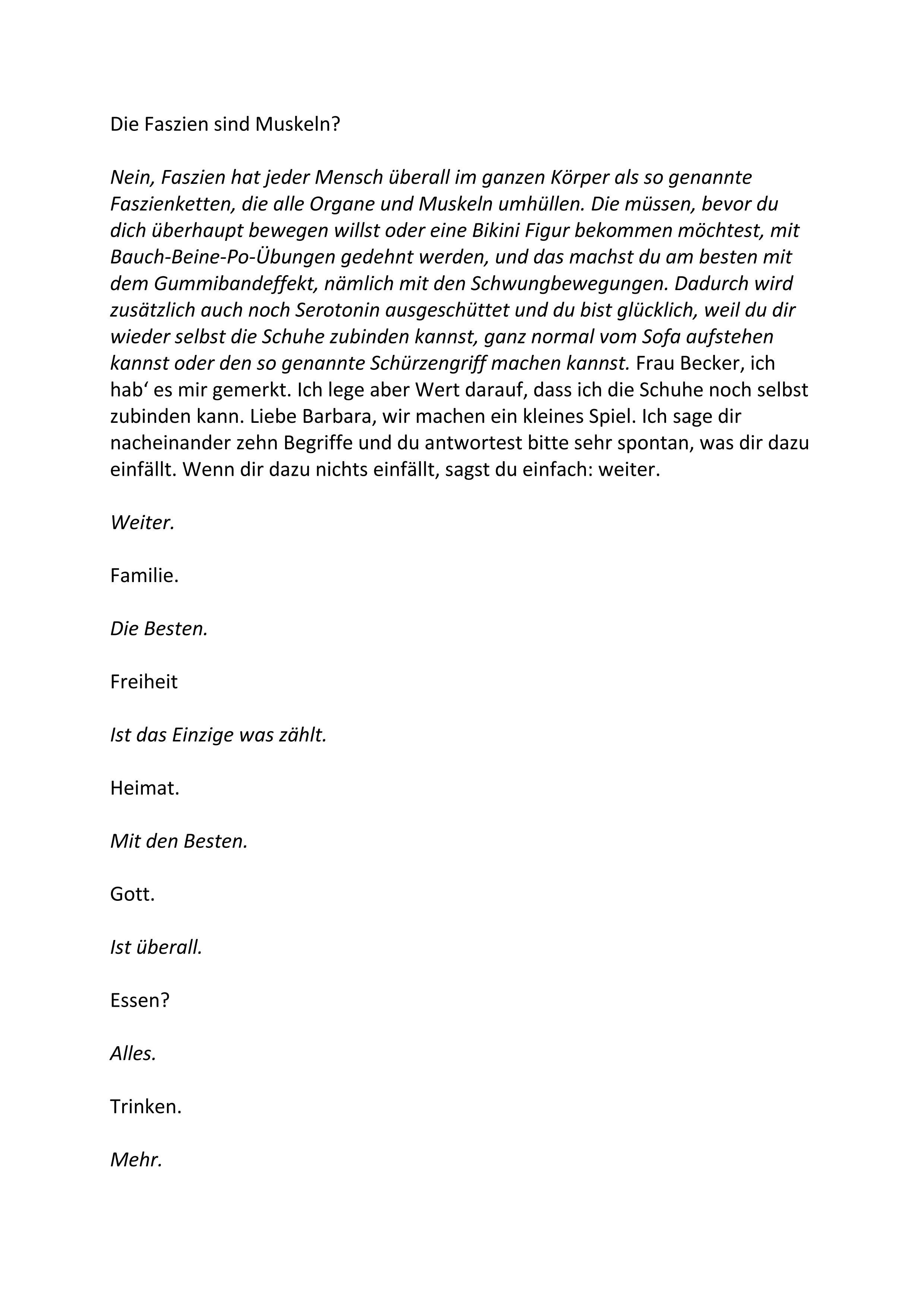 Beispielinhalt (Bild) Zehn Frauen