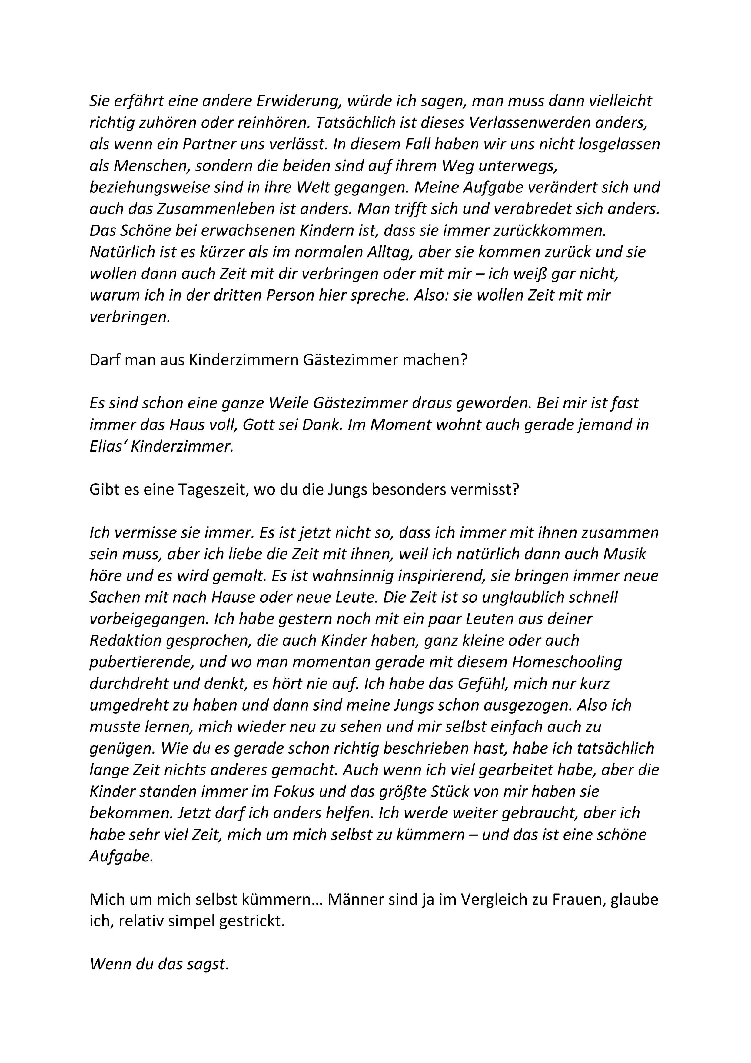 Beispielinhalt (Bild) Zehn Frauen