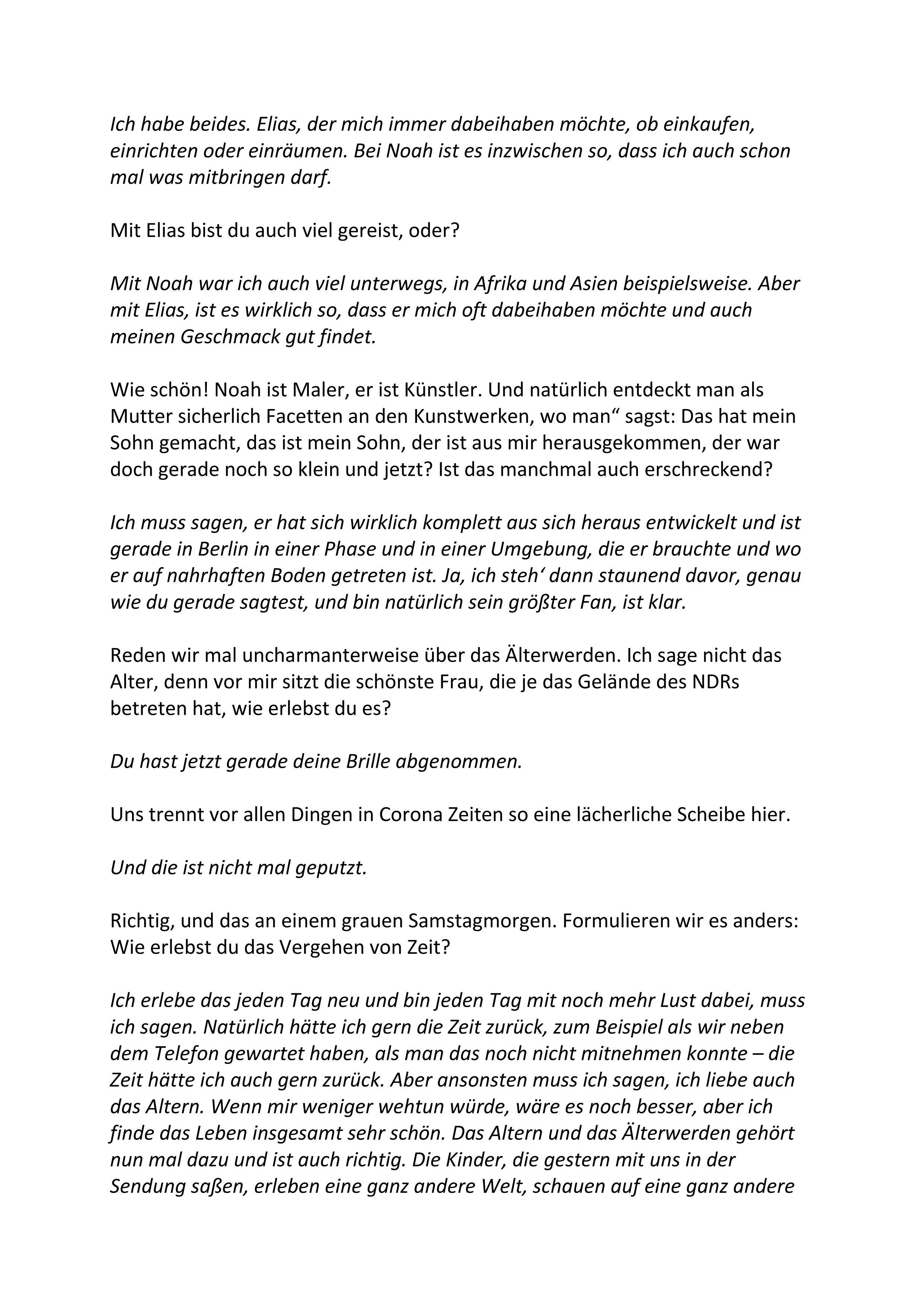 Beispielinhalt (Bild) Zehn Frauen