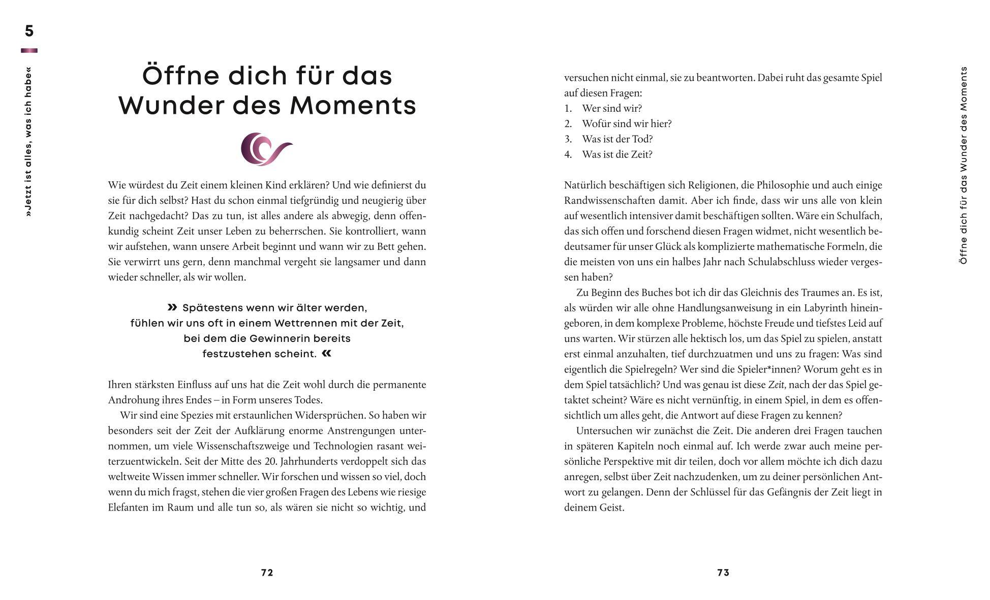 Beispielinhalt (Bild) Stille Seele, wildes Herz