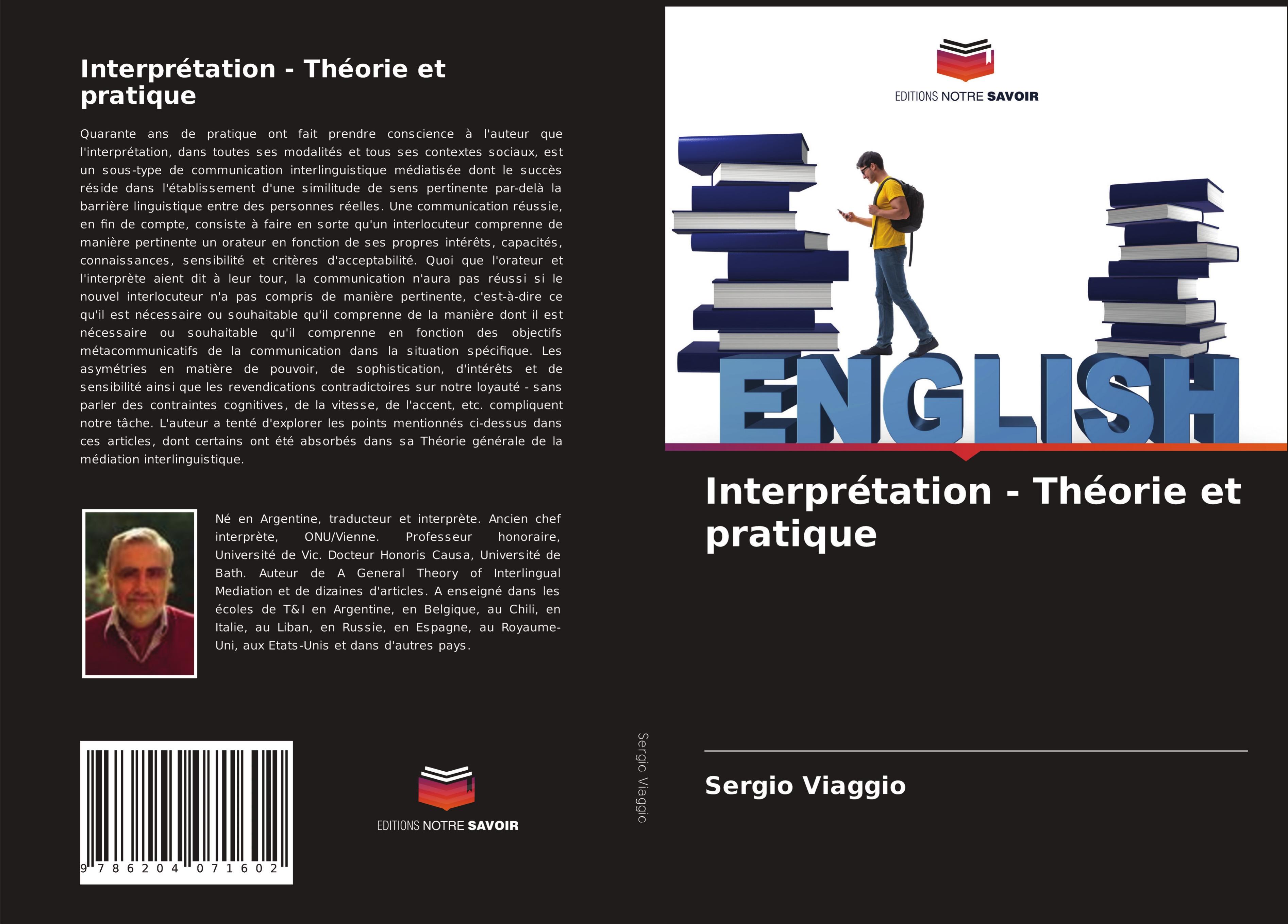 Vorderes Coverbild Interprétation - Théorie et pratique