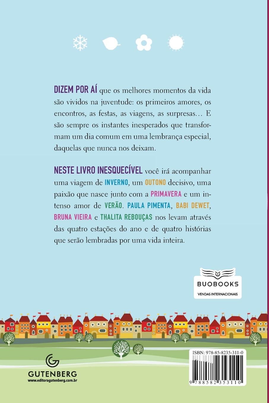 Rückseitencover Um ano inesquecível