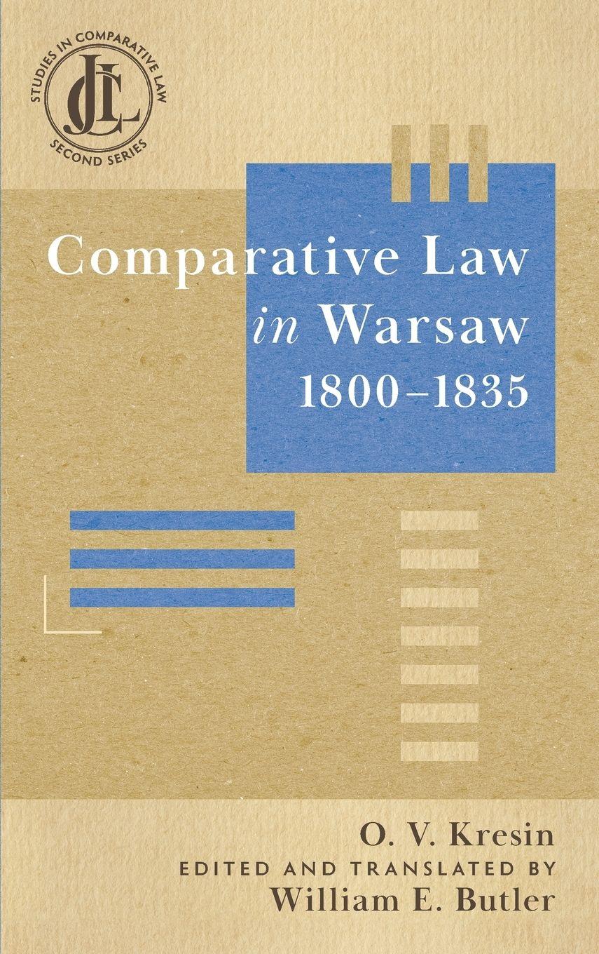 Vorderes Coverbild Comparative Law in Warsaw, 1800-1835