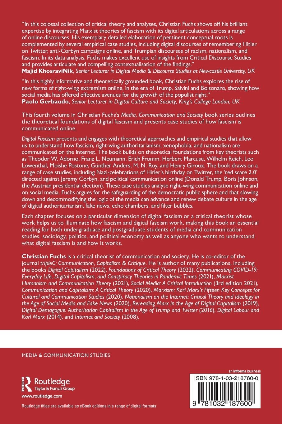 Rückseitencover Digital Fascism