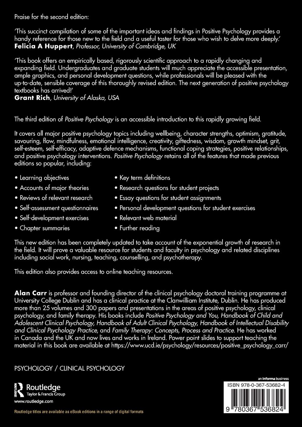 Rückseitencover Positive Psychology